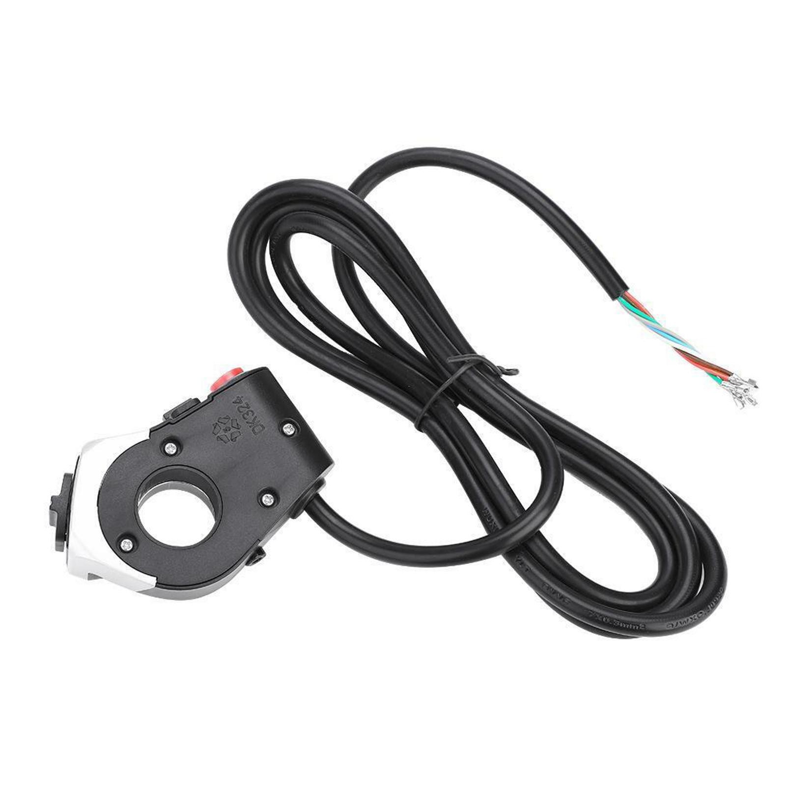 22.5mm Motorcycle Scooter Handlebar On Off~Turn Signal~Headlight~Horn Switch a