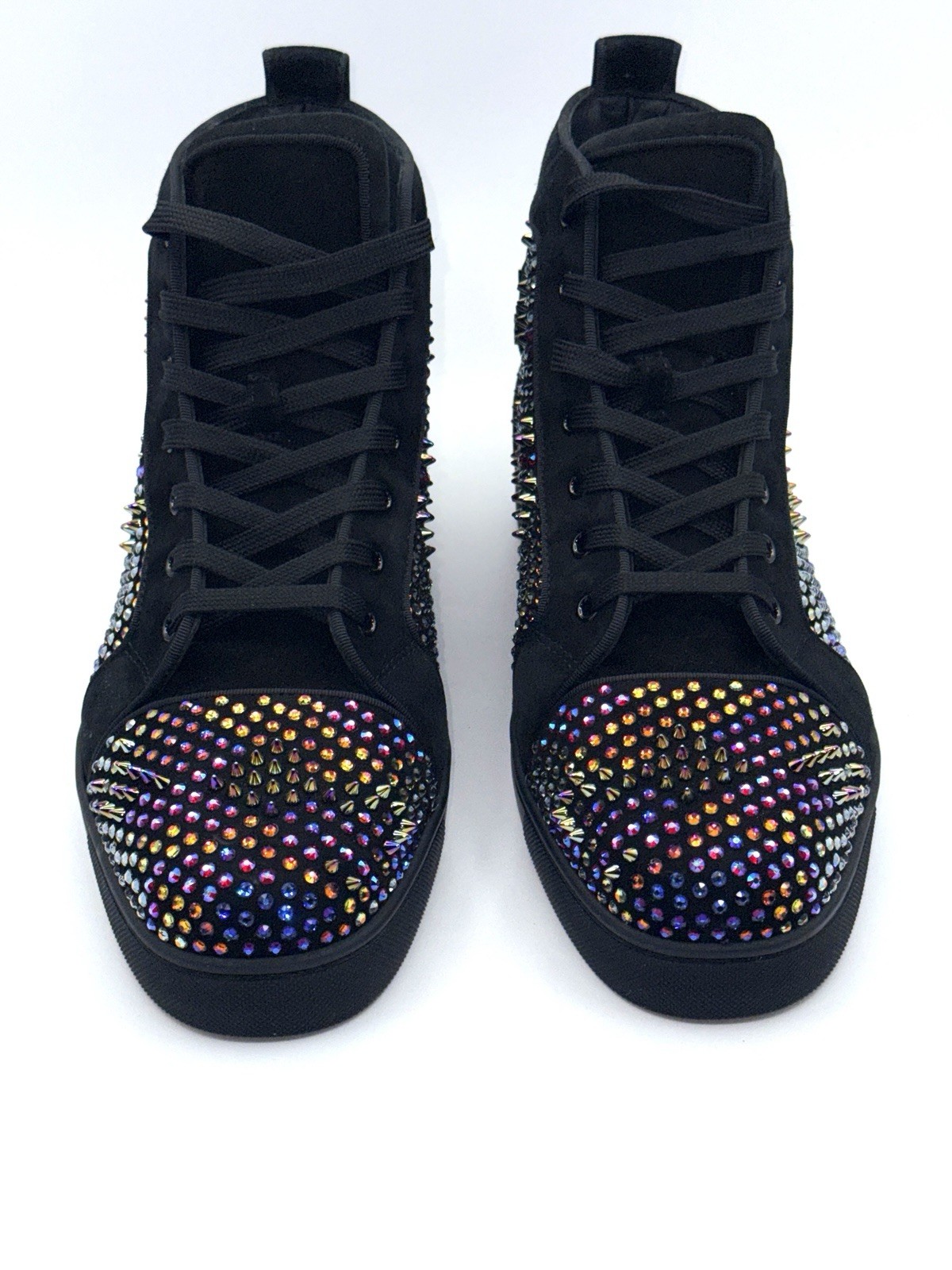 NEW Louboutin Louis Strass Limited 147/170 Loubiguana Stud Spike Sneakers 45 12