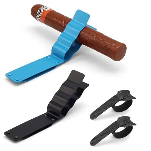 Magnetic Golf Cart Clip Holder – Aluminum Alloy Accessory for 2Pack Black+Blue