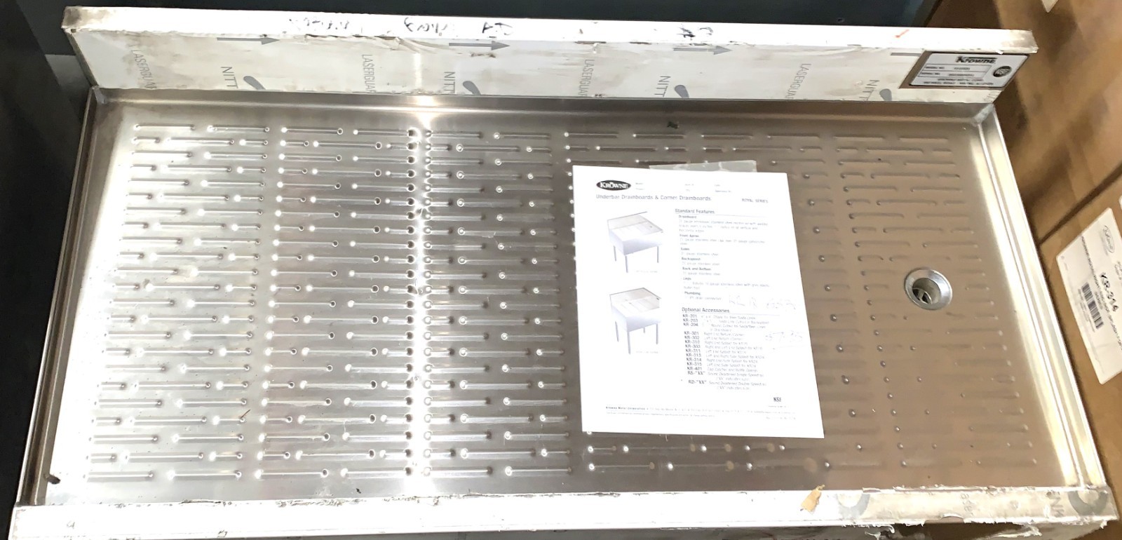 36'' Drain Board