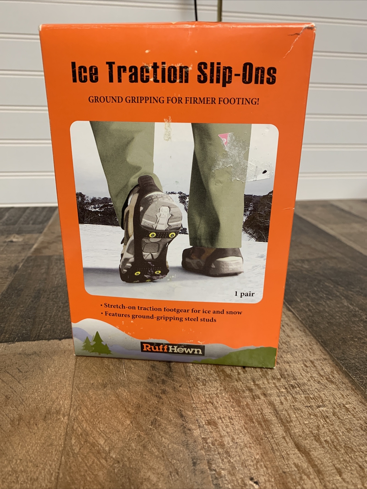 ruff hewn ice traction slip ons 1 pr