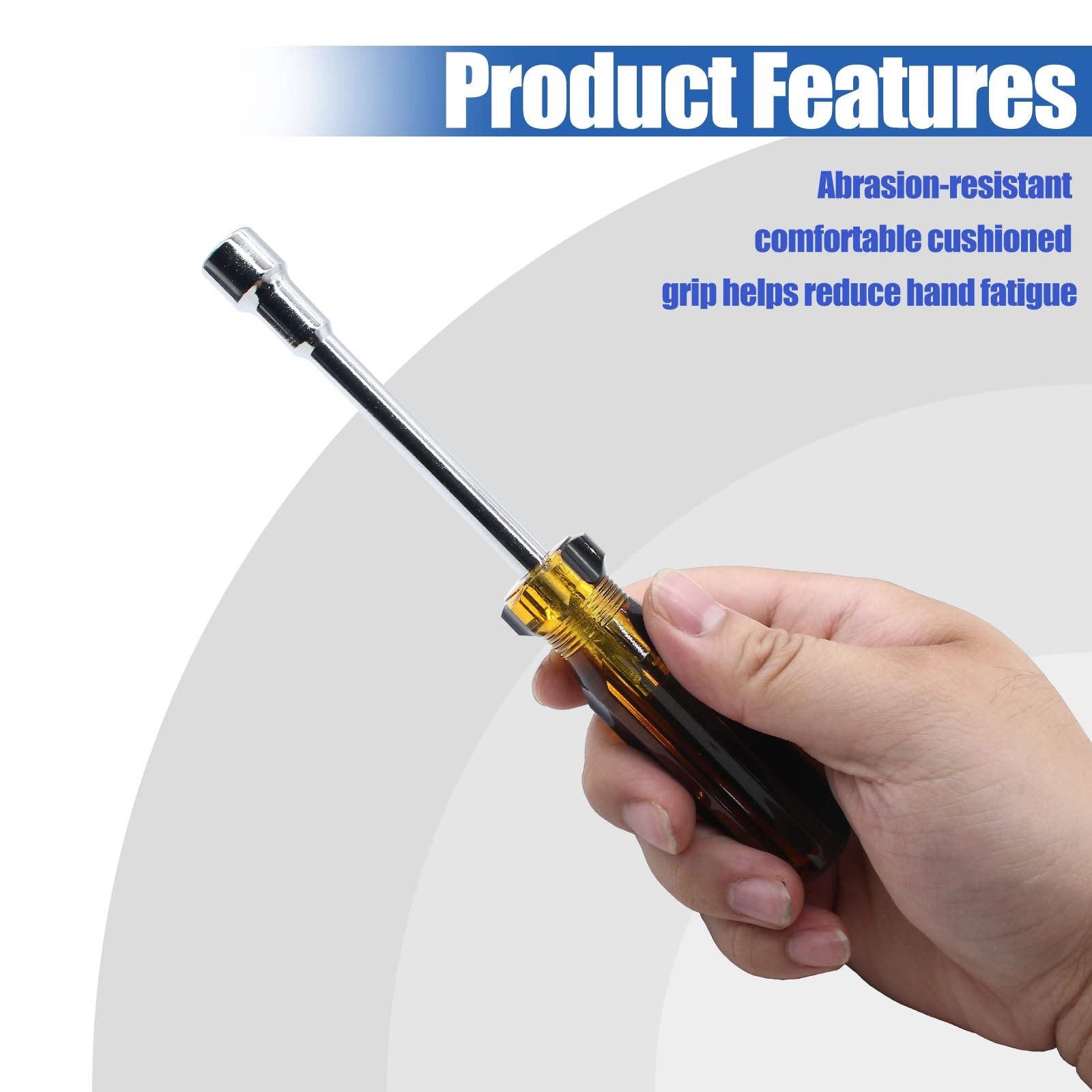 12mm Socket Wrench Screwdriver, 2Pcs