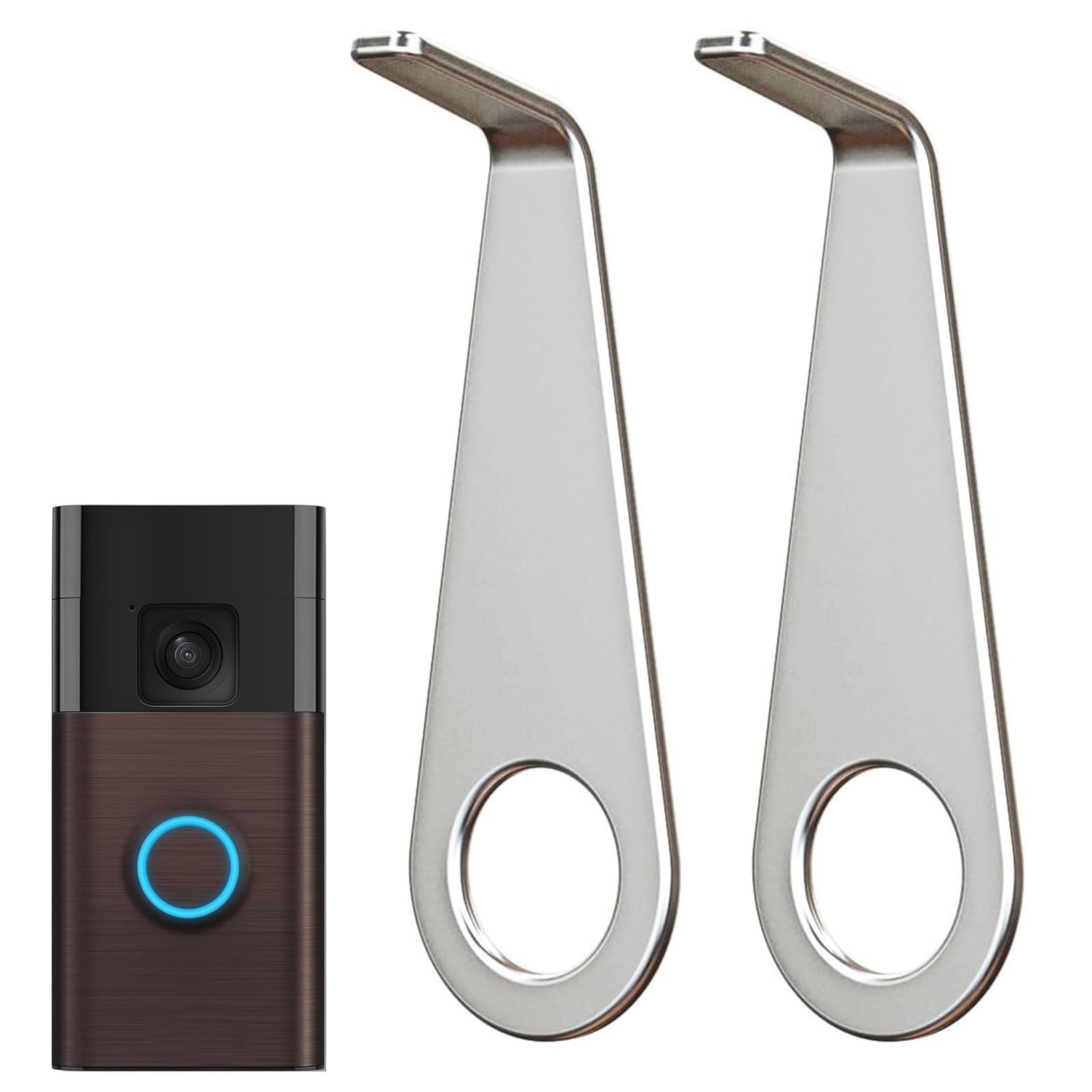 Video Doorbell Key Replacement Tool,Doorbell Opening Release Tool Silver