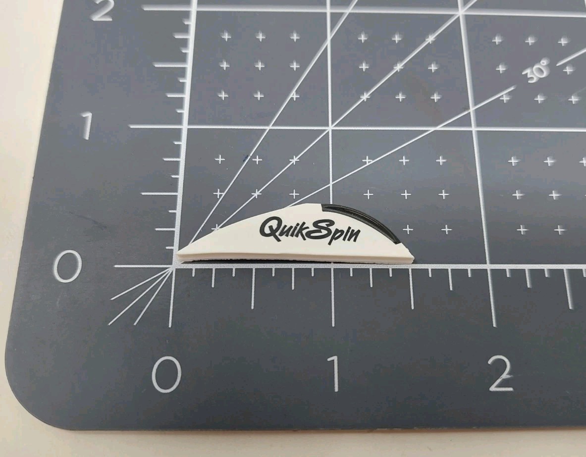 100 Pack NAP Quik Spin 1.5" Premium Performance Arrow Vanes: White