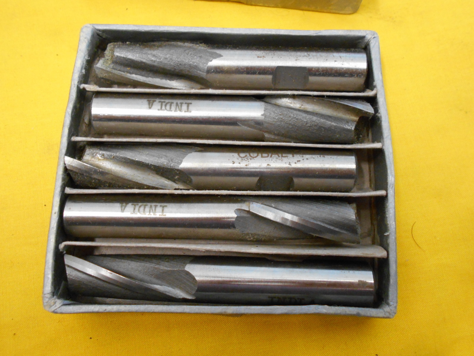 5 NEW HSS ENDMILLS 1/2" x 9/16" dia x 1 1/8" LOC 2 flute cobalt mill cutter