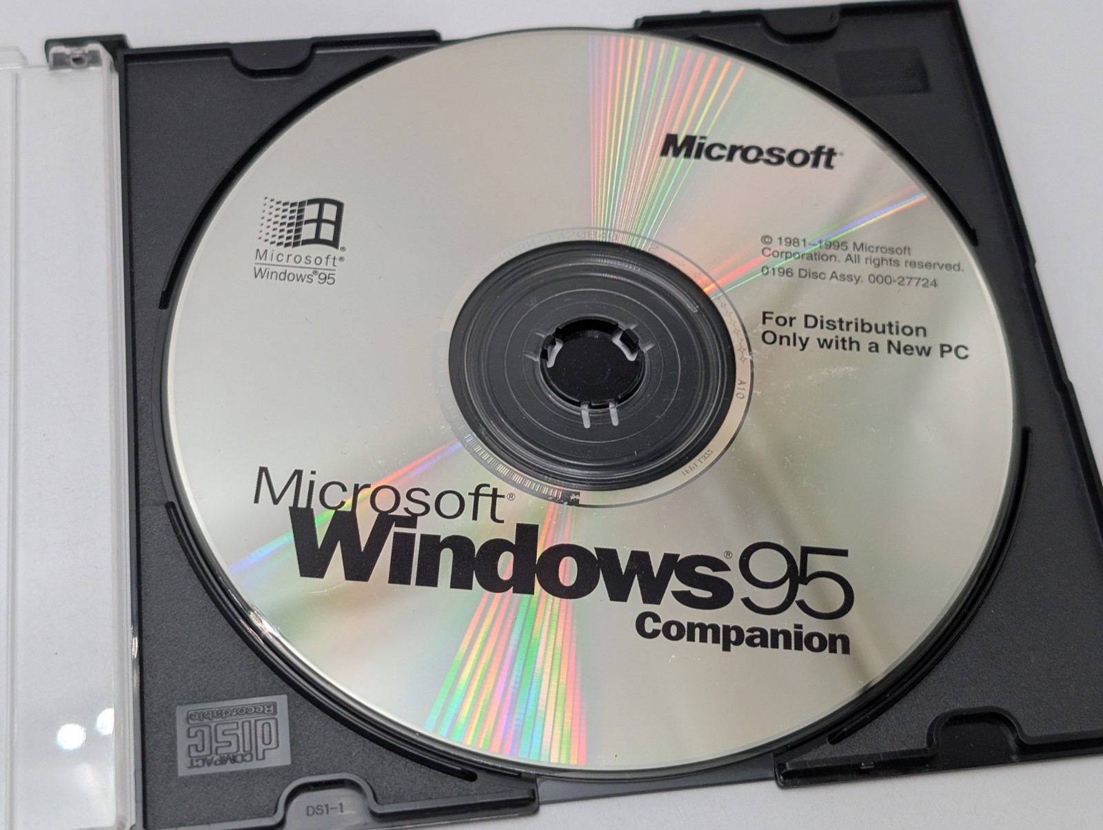 Vintage Microsoft Windows 95 Companion Disc (1995, CD-ROM) - Disc Only!!!