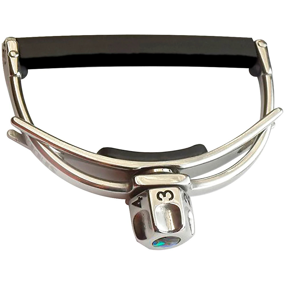 Shubb FineTune Series Capo for Wide Neck Steel-String Guitar Silver