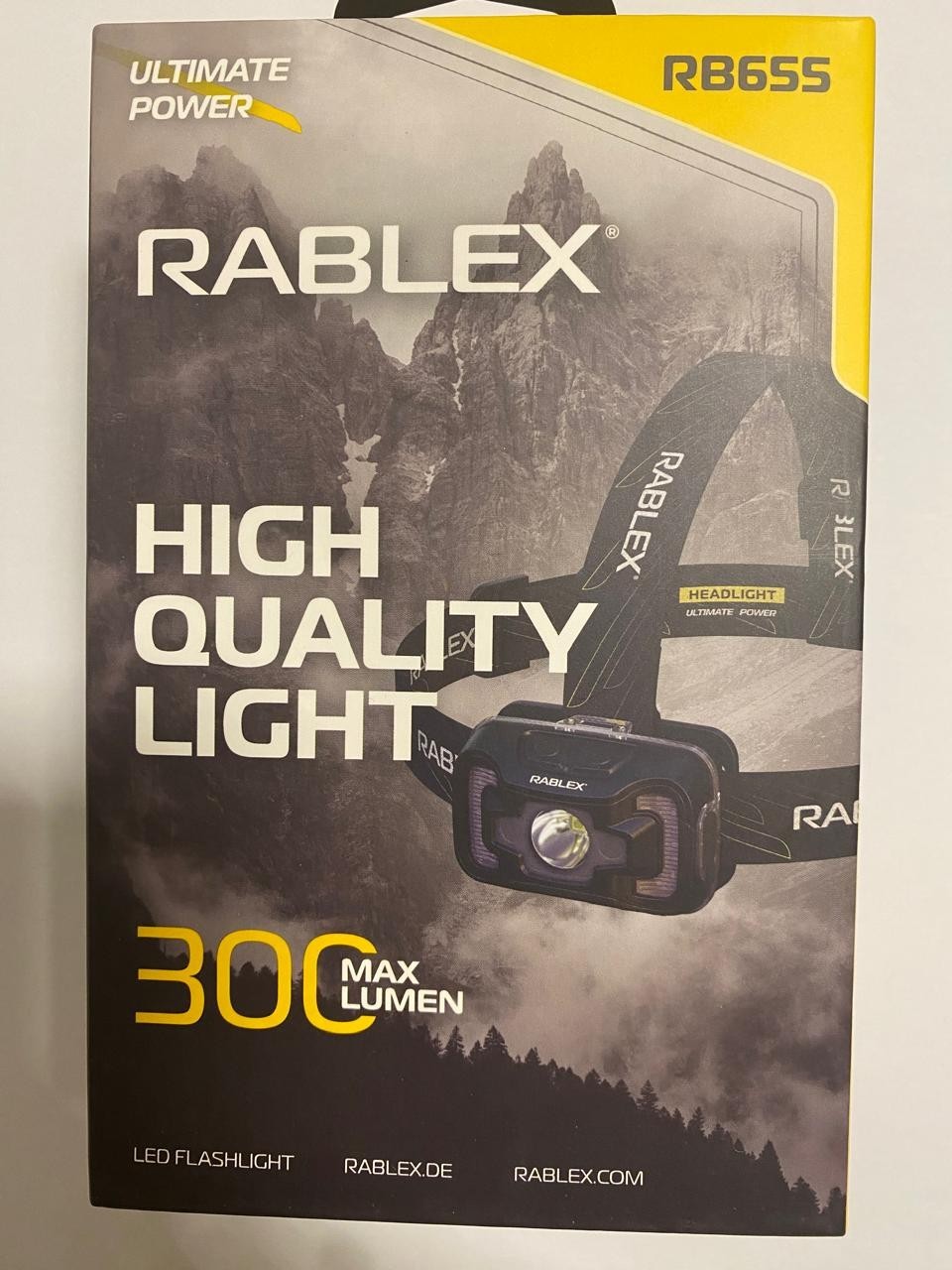 LED Headlamp USB-C with Red Light - 6 Modes | RABLEX