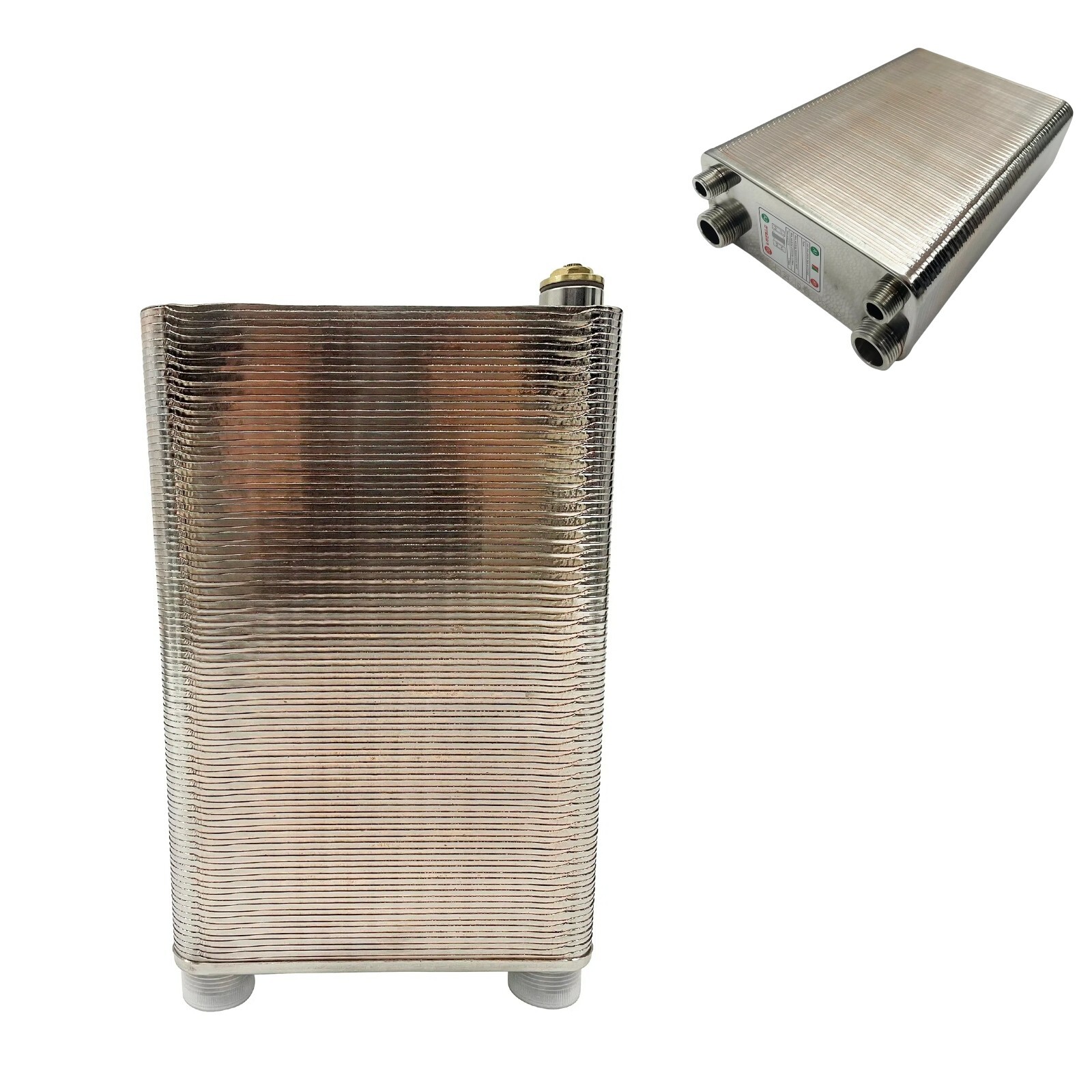 100 Layers Panel Heating Radiator Stainless Steel Domestic Hot Water Exchanger