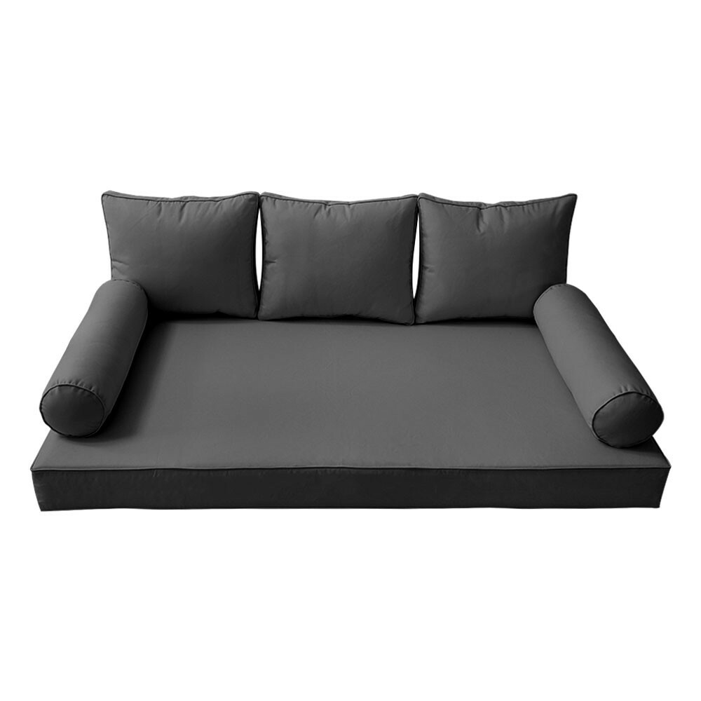 COVER ONLY-Style 3 Daybed Mattress Bolster Pillow Covers Same Pipe Twin-XL AD003