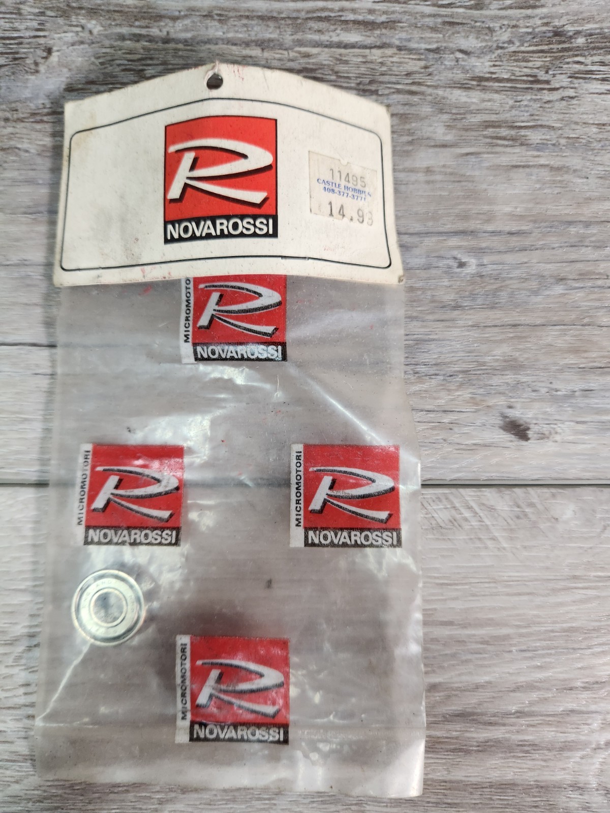 Vintage Novarossi Corsa Lunga Long Stroke Bearing NOS RC Nitro Engine Part Italy