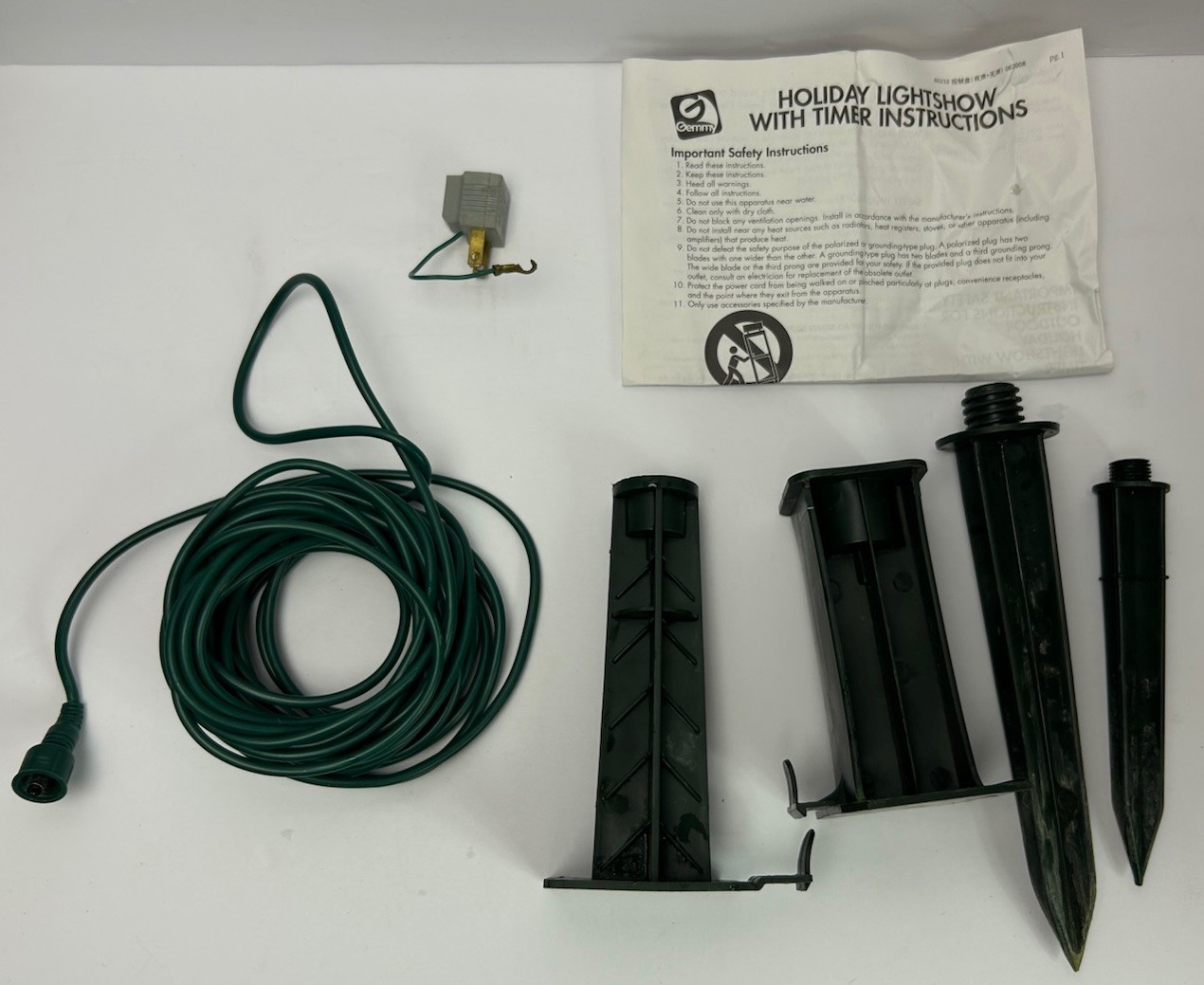 New GEMMY Christmas Holiday Lights Show Timer System Open Box