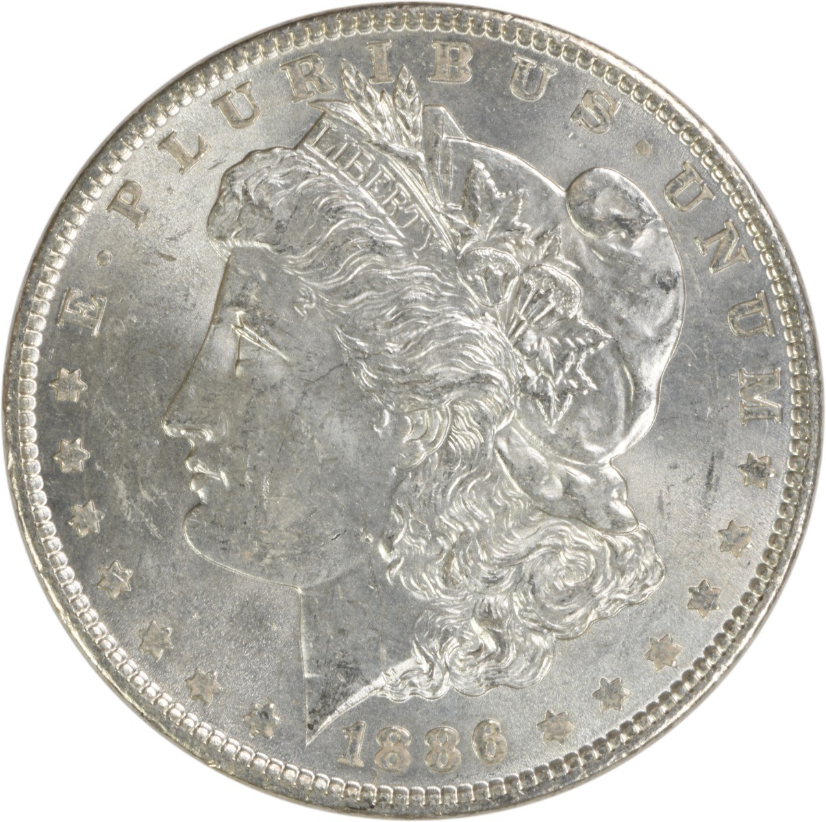 1886 Morgan Silver Dollar BU Uncertified #116