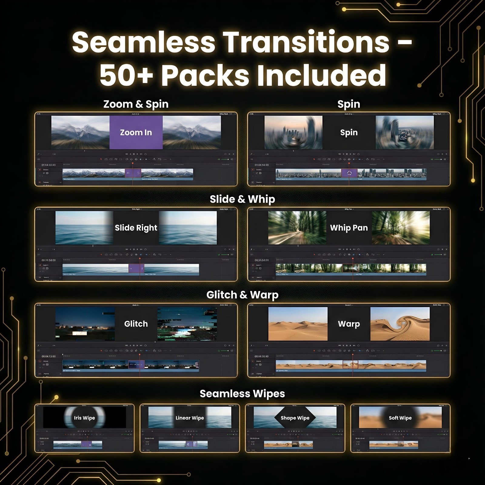 8000+ DaVinci Resolve Elements Bundle