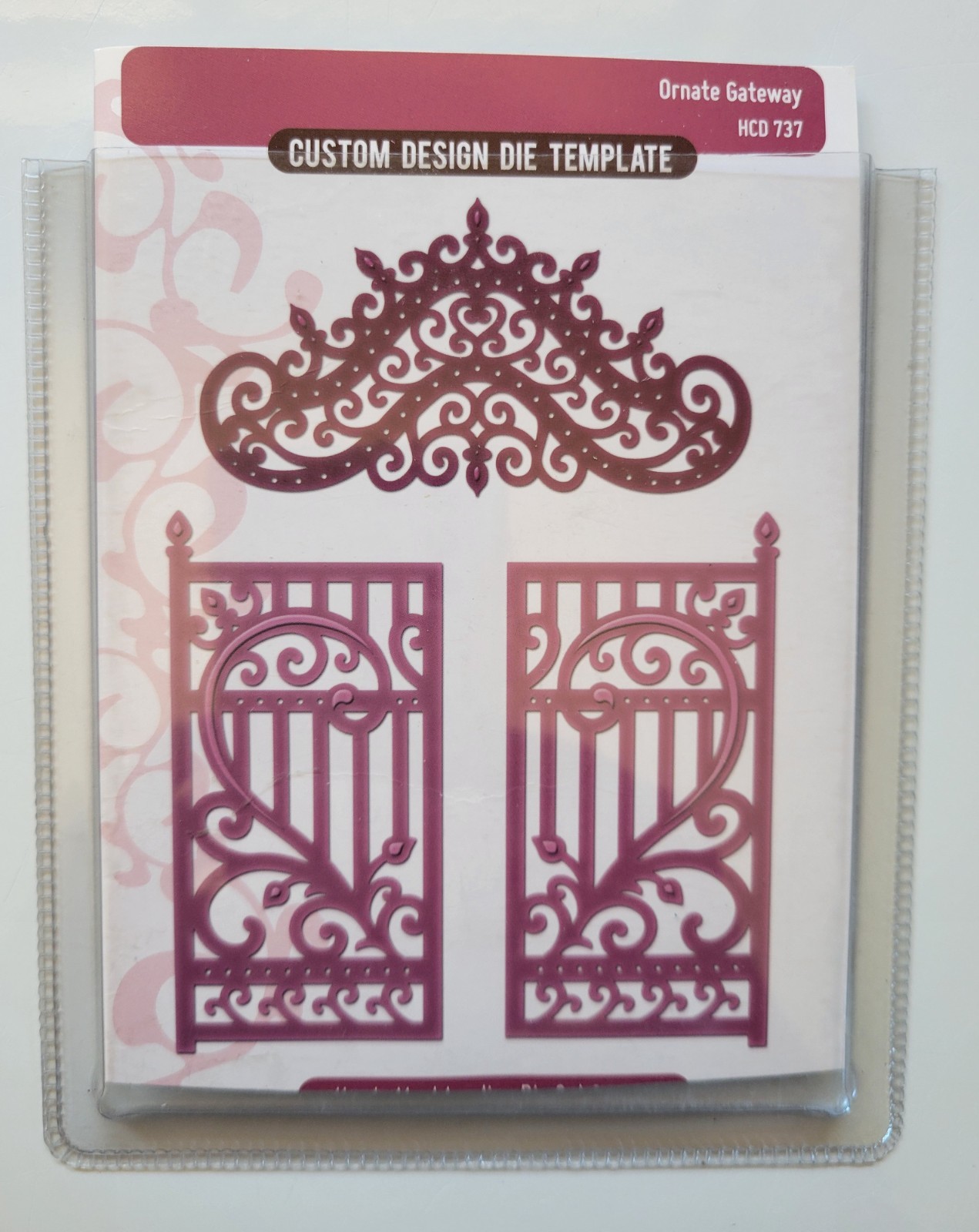 Spellbinders Heartfelt Creations Dies Template: ORNATE GATEWAY HCD 737