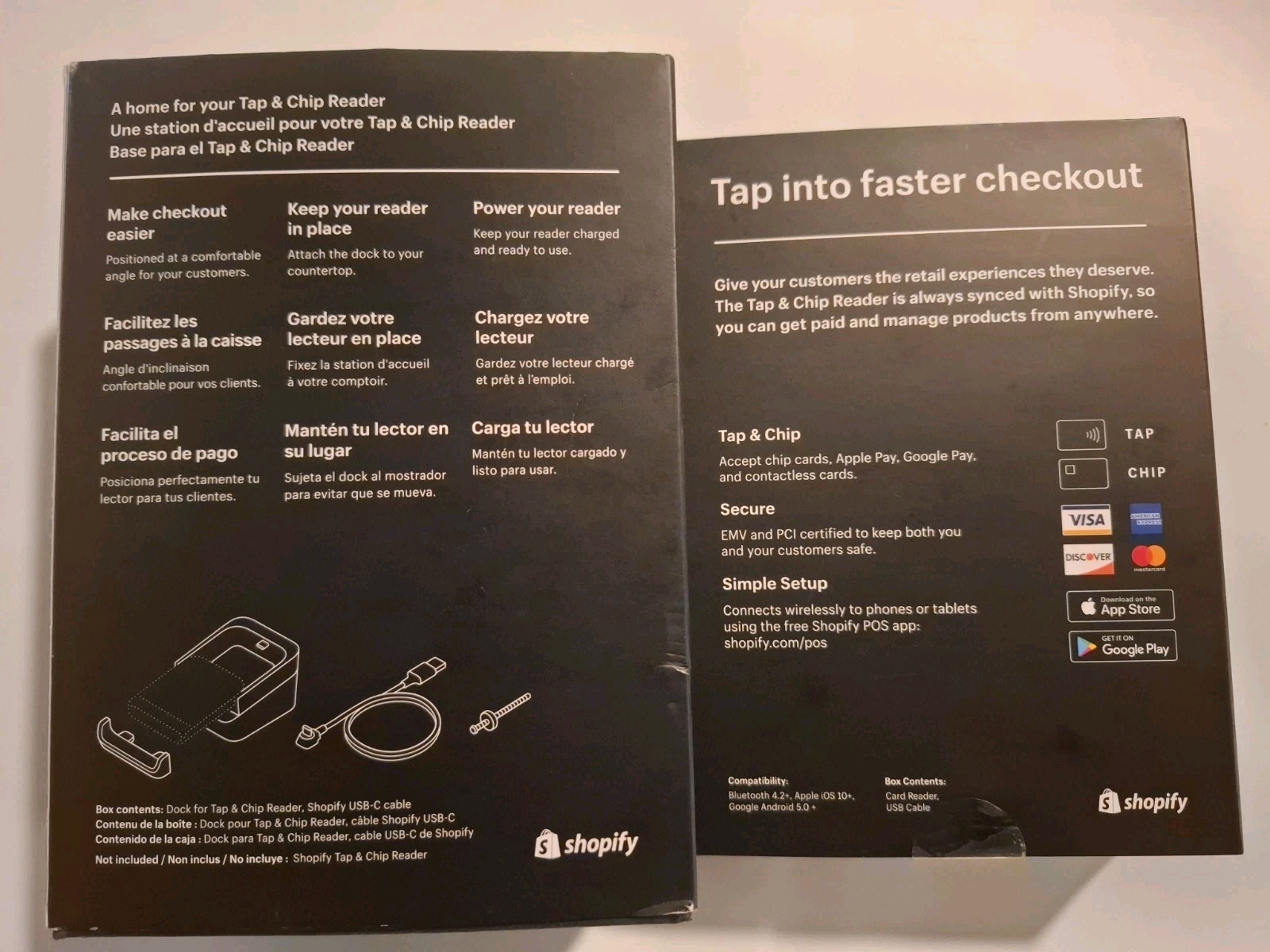 Shopify Tap & Chip Card Reader with Dock BUNDLE