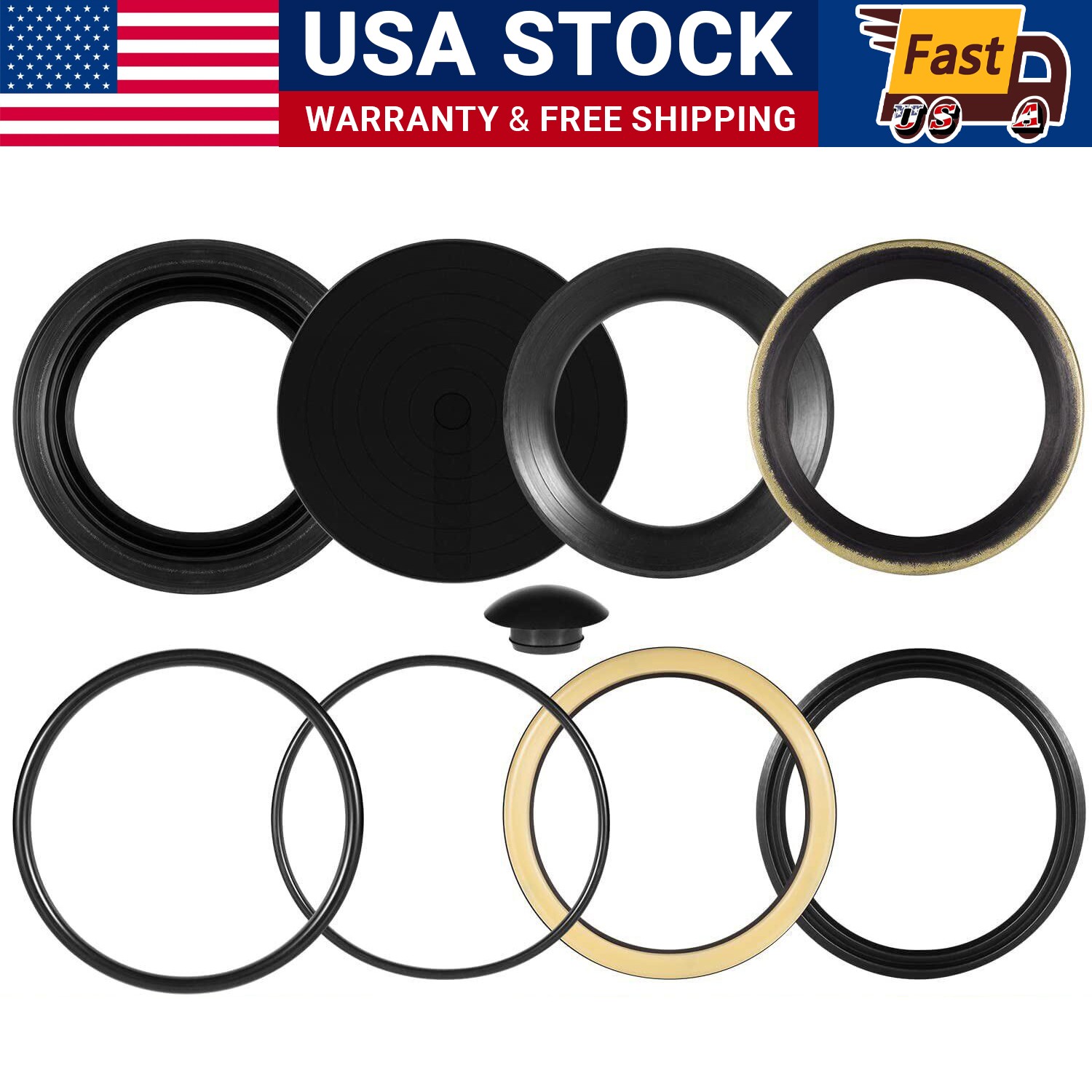 For Sheppard M90 M100 Steering Gear Sector Shaft Seal Kit Parts 5545741/5544881