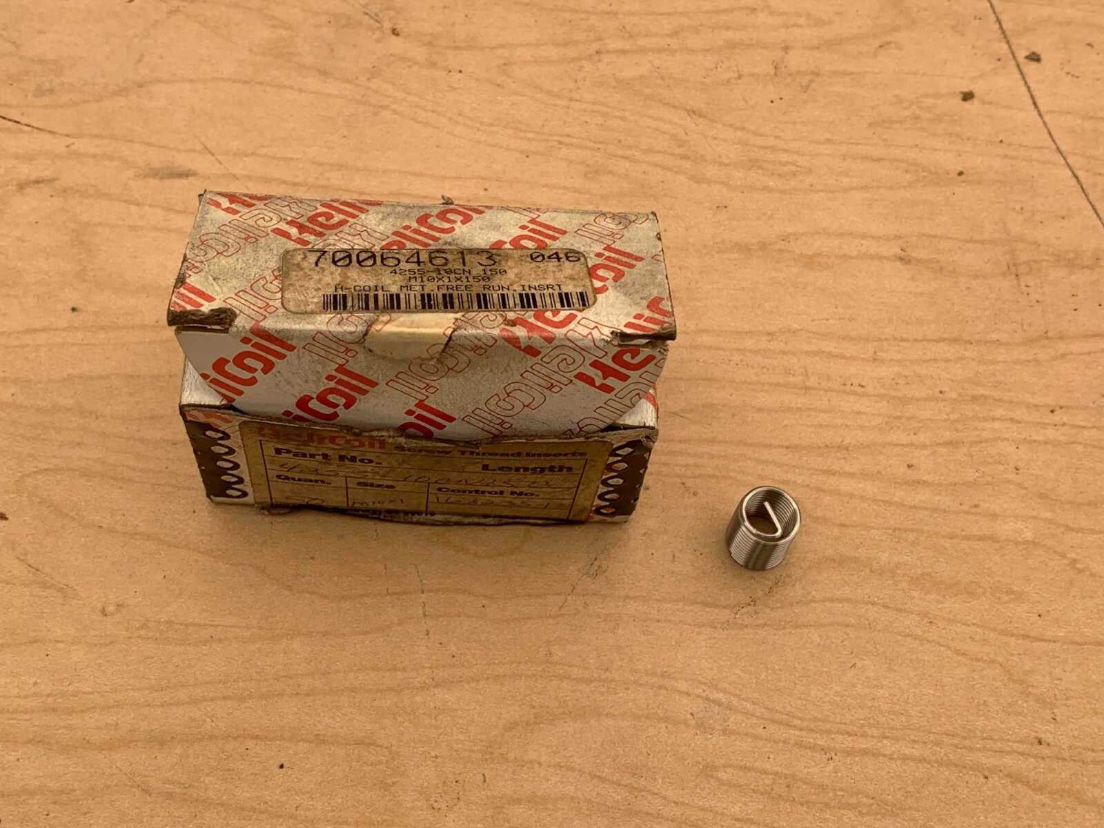 Helicoil Wire Inserts M10x1x150 50ct P/N 4255-10CN 150 - Lot of 50
