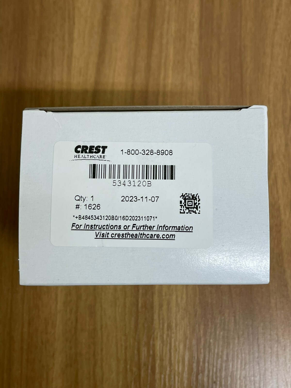 CREST HEALTHCARE 5343120B CODE BLUE LOCKING PUSHBUTTON STATION