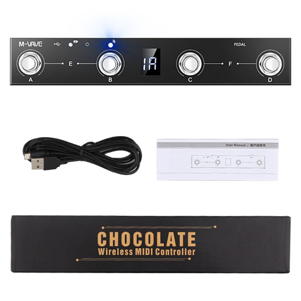 MVAVE Chocolate For MIDI Footswitch Controller Extended Battery Life Easy New