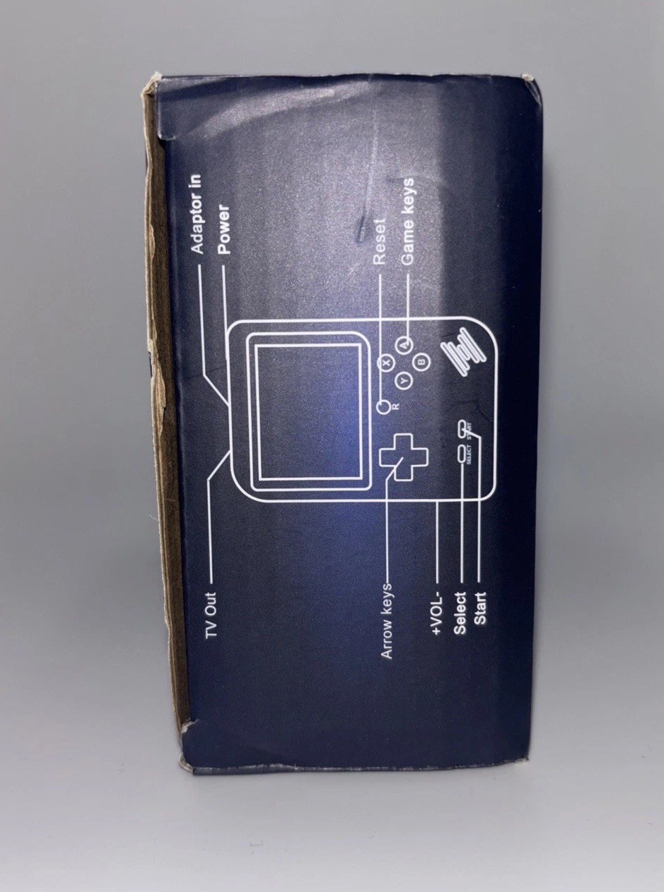 Game Box Plus- Hand Held Game System, Rechargeable Battery, BLUE 400 Games