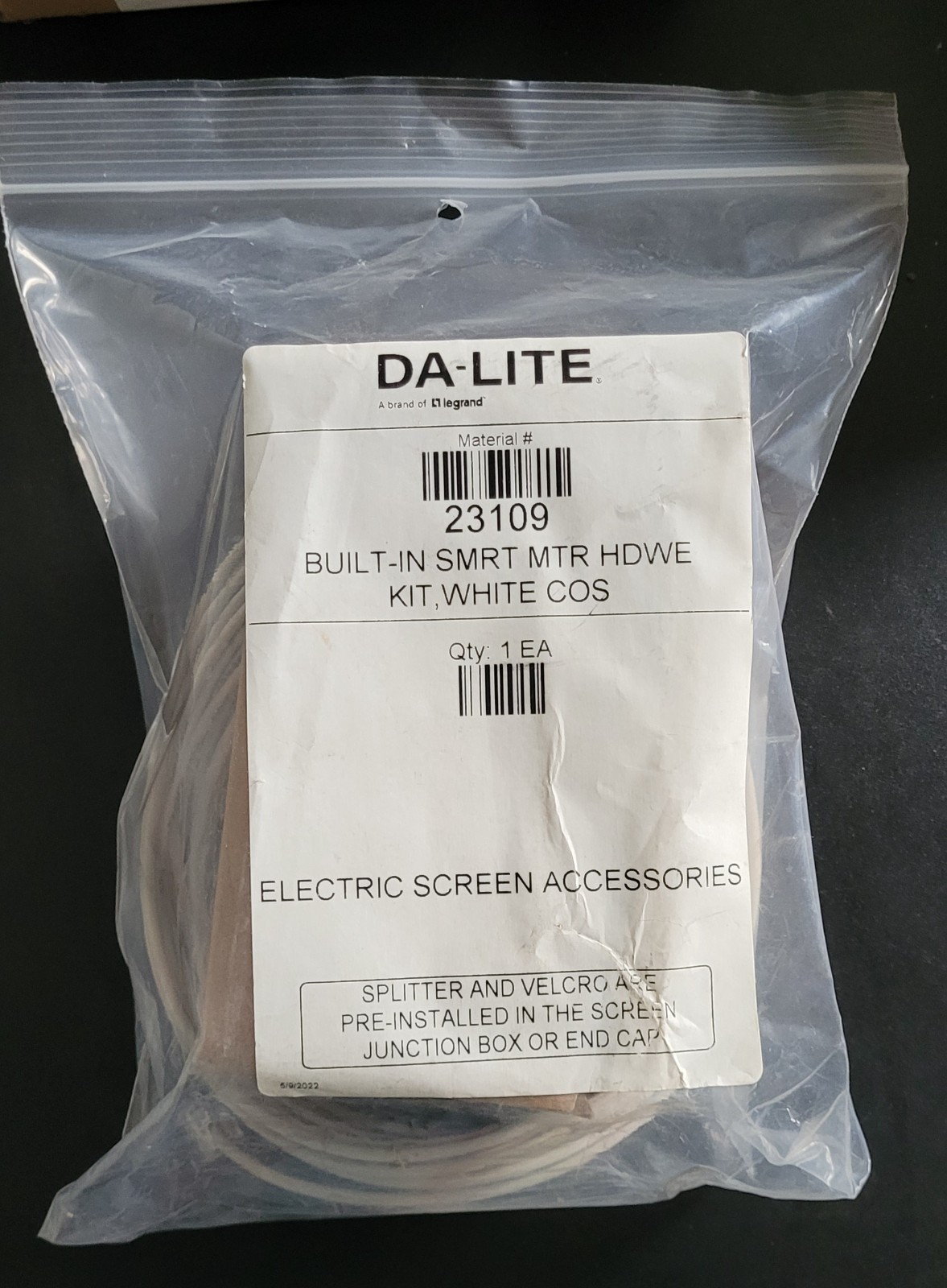 DA-LITE 23109 Smart Motor Hardware Kit White
