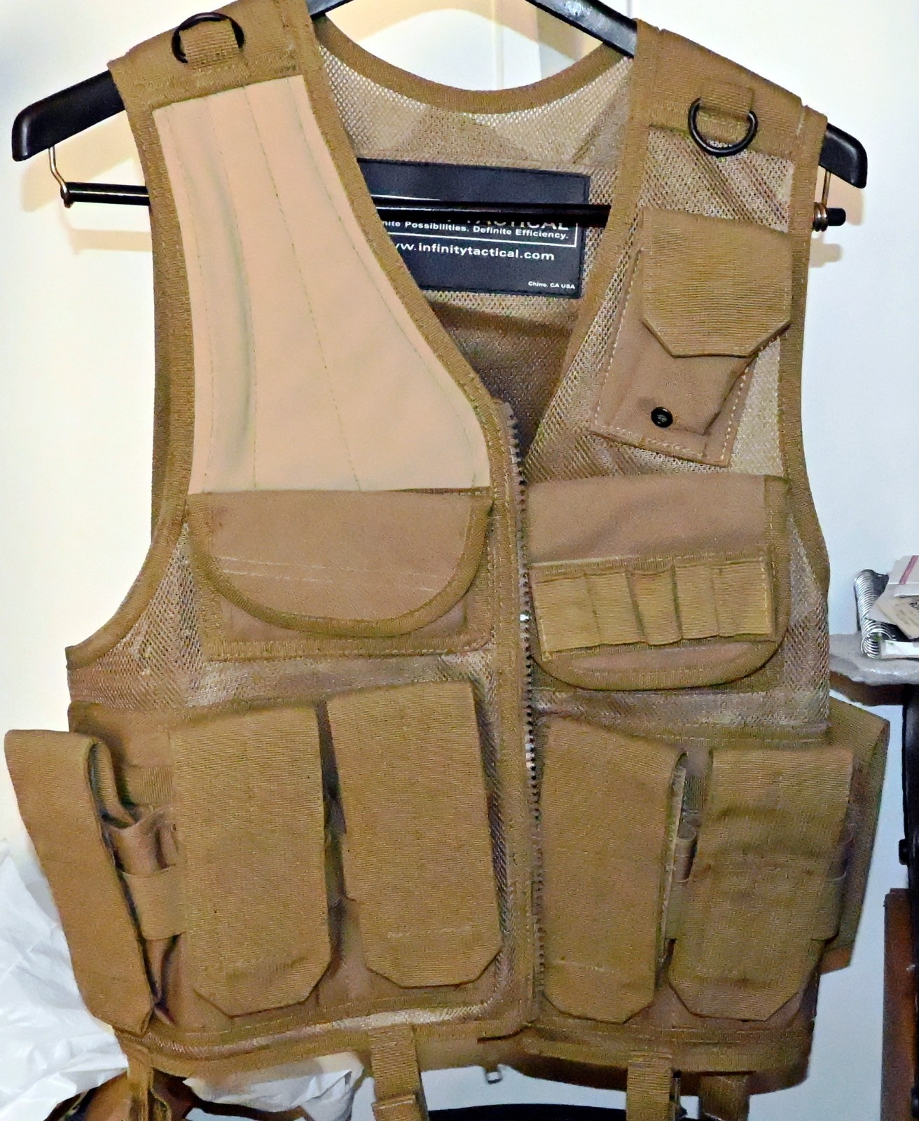 NEW Infinity Tactical Vest LOADED w compartments. Mesh back. HIGHEST QUALITY USA