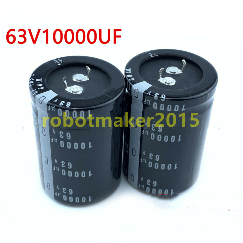 10000mfd 10000uF 63V Aluminum Electrolytic Capacitor 2 Pins For Audio Filter