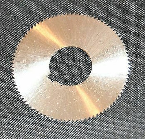 HSS SLITTING SAW 3″ DIA X 1/16 WIDE x 74 TEETH 1" Bore