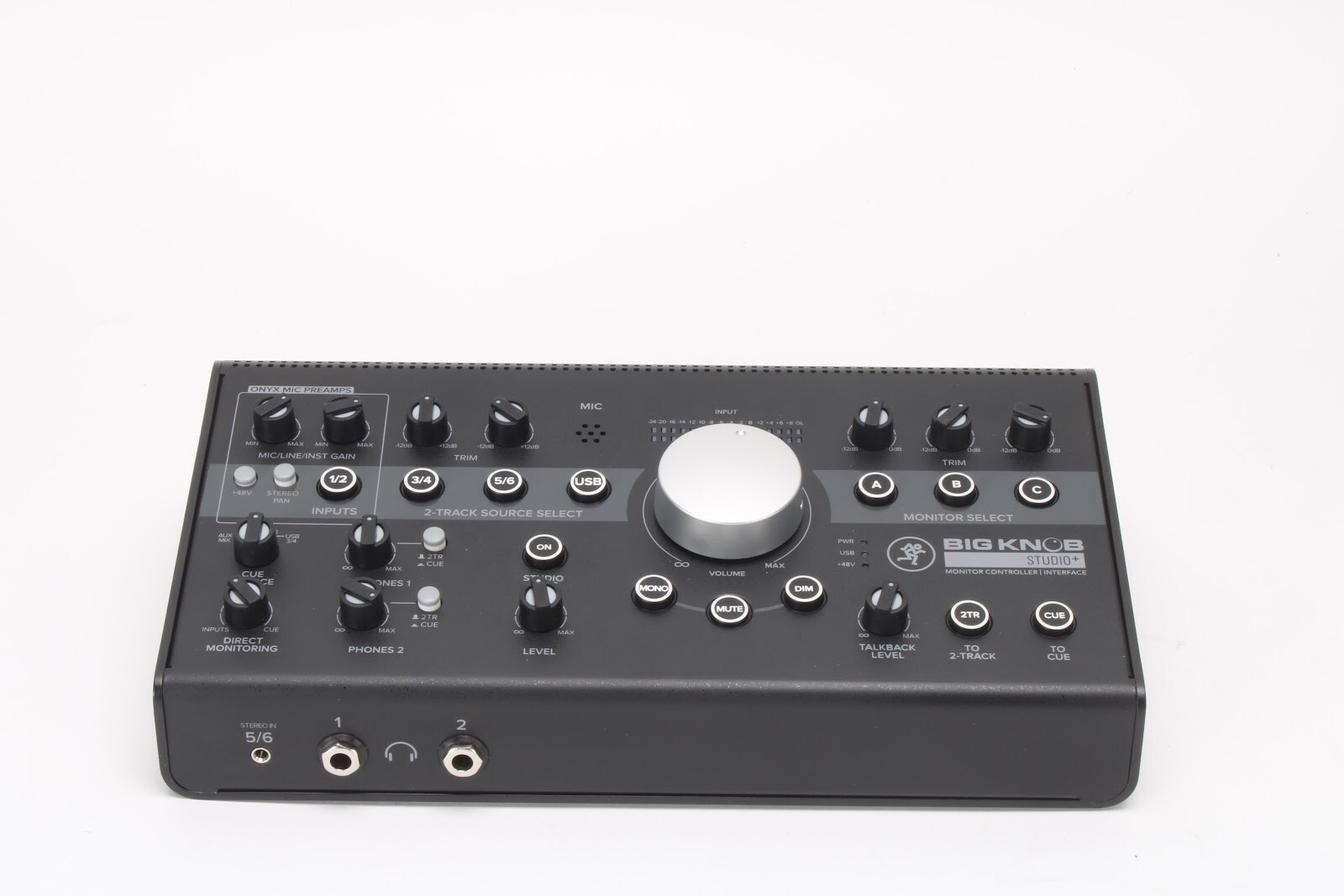 Big Knob Studio+ Monitor Controller Interface W/ Power Cable, USB Cable, and Box