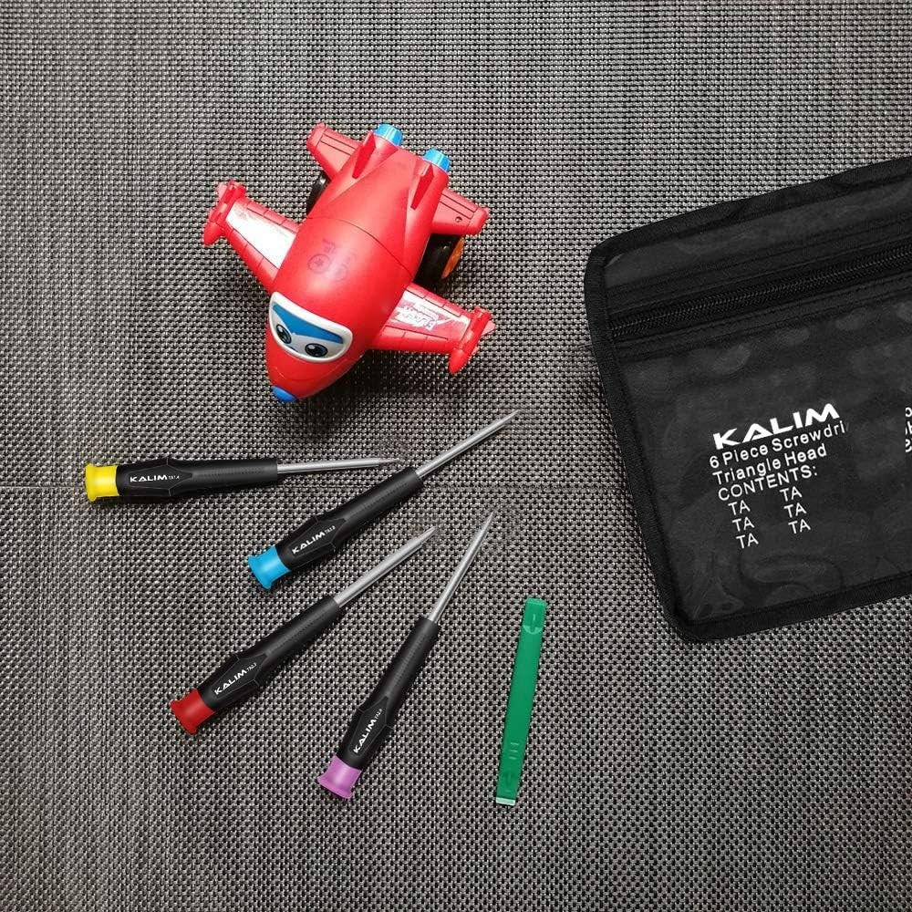 KALIM Triangle Head Screwdriver Set, 6 PCS Repair Insulation Set, Triangle Drive