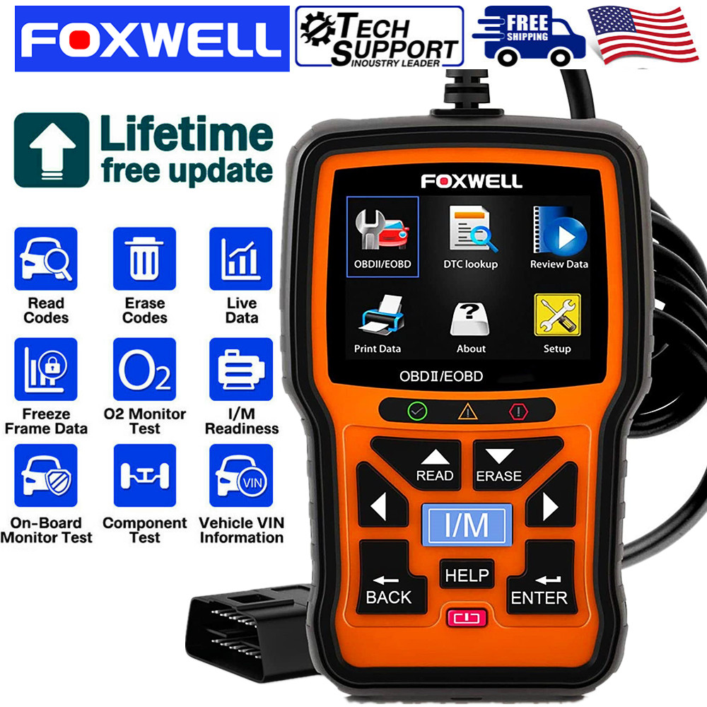 Foxwell OBD2 Scanner Check Engine Light Code Reader OBD Car Diagnostic Scan Tool
