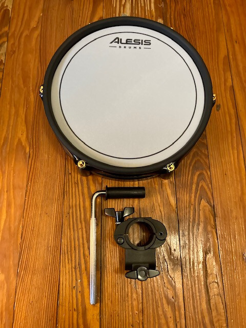 Alesis 10" Mesh Drum Pad (Black) NEW w/Clamp & L-Bar Command SE Special Edition