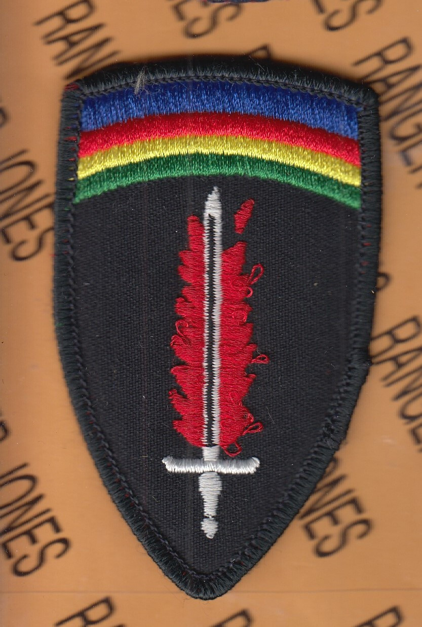 WWII US Army Supreme HQ Allied Expeditionary Forces SHAEF ~3.5" patch m/e D