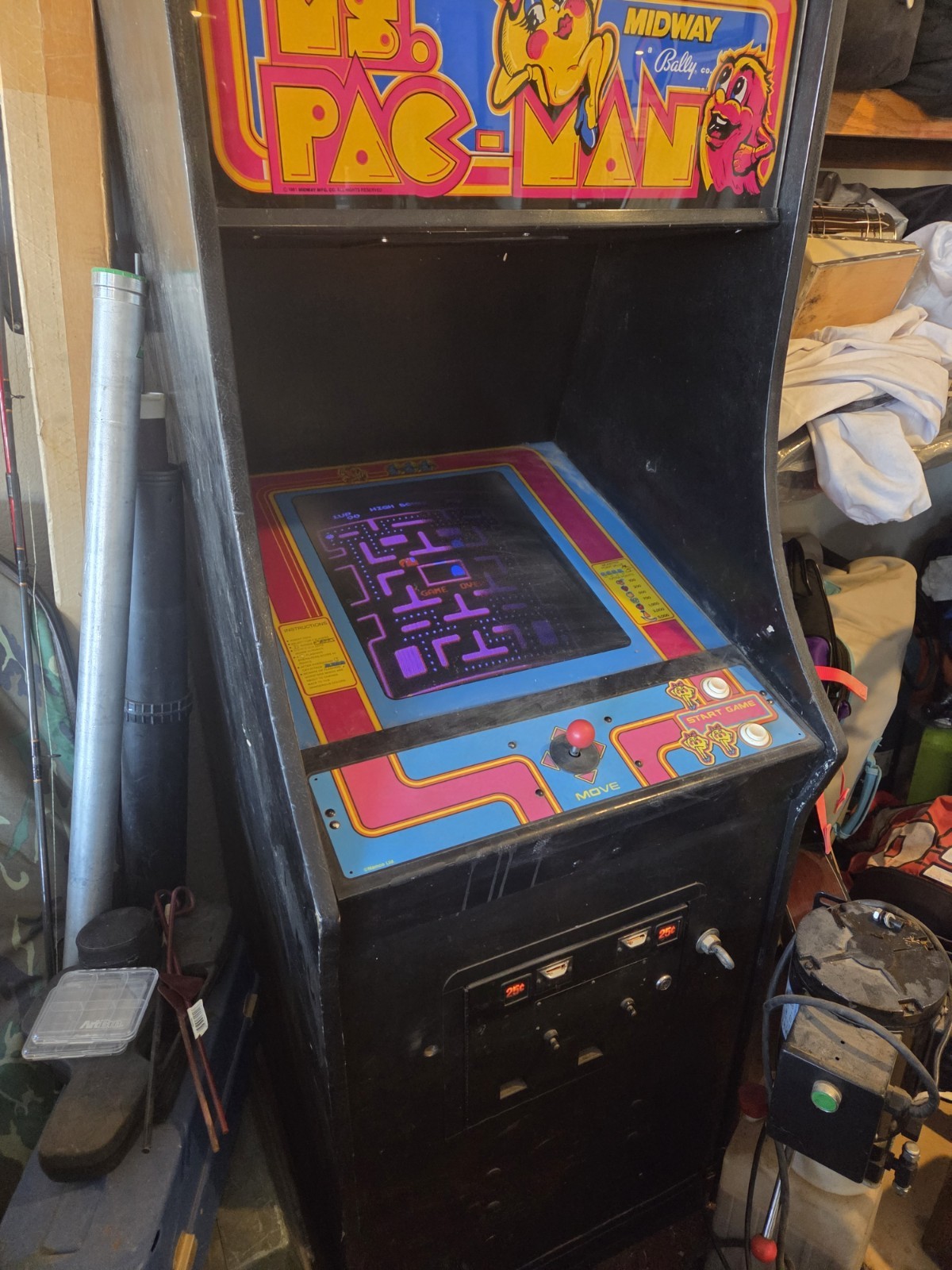 Original Bally MIDWAY Ms. Pacman From 1980s