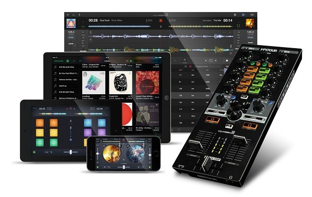 Reloop Mixtour 2-Deck  DJ Controller for Algoridim DJ w/ Travel Case