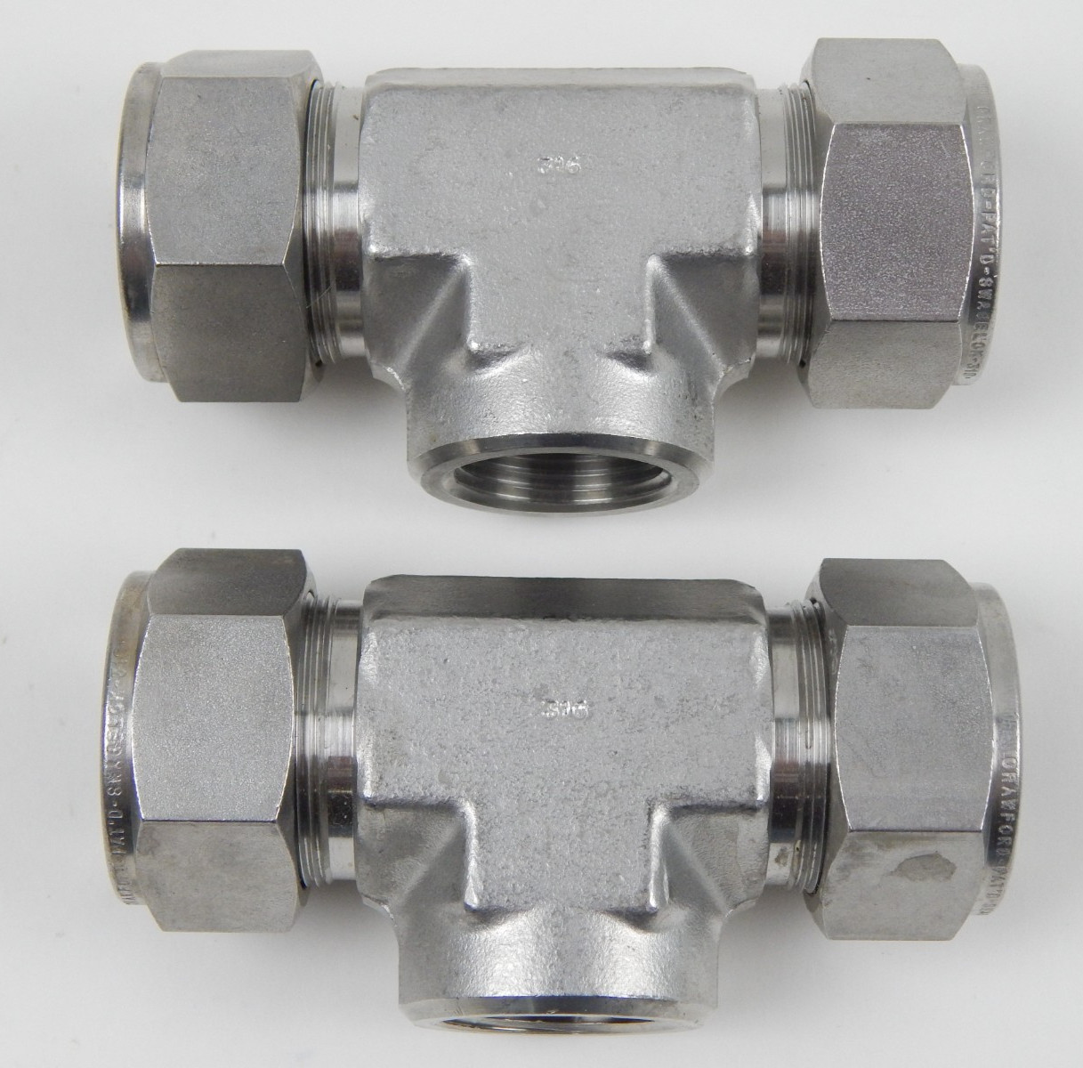 1x Swagelok SS-1610-3TTF Stainless Steel Tube Fitting 1" Union Tee Female Branch