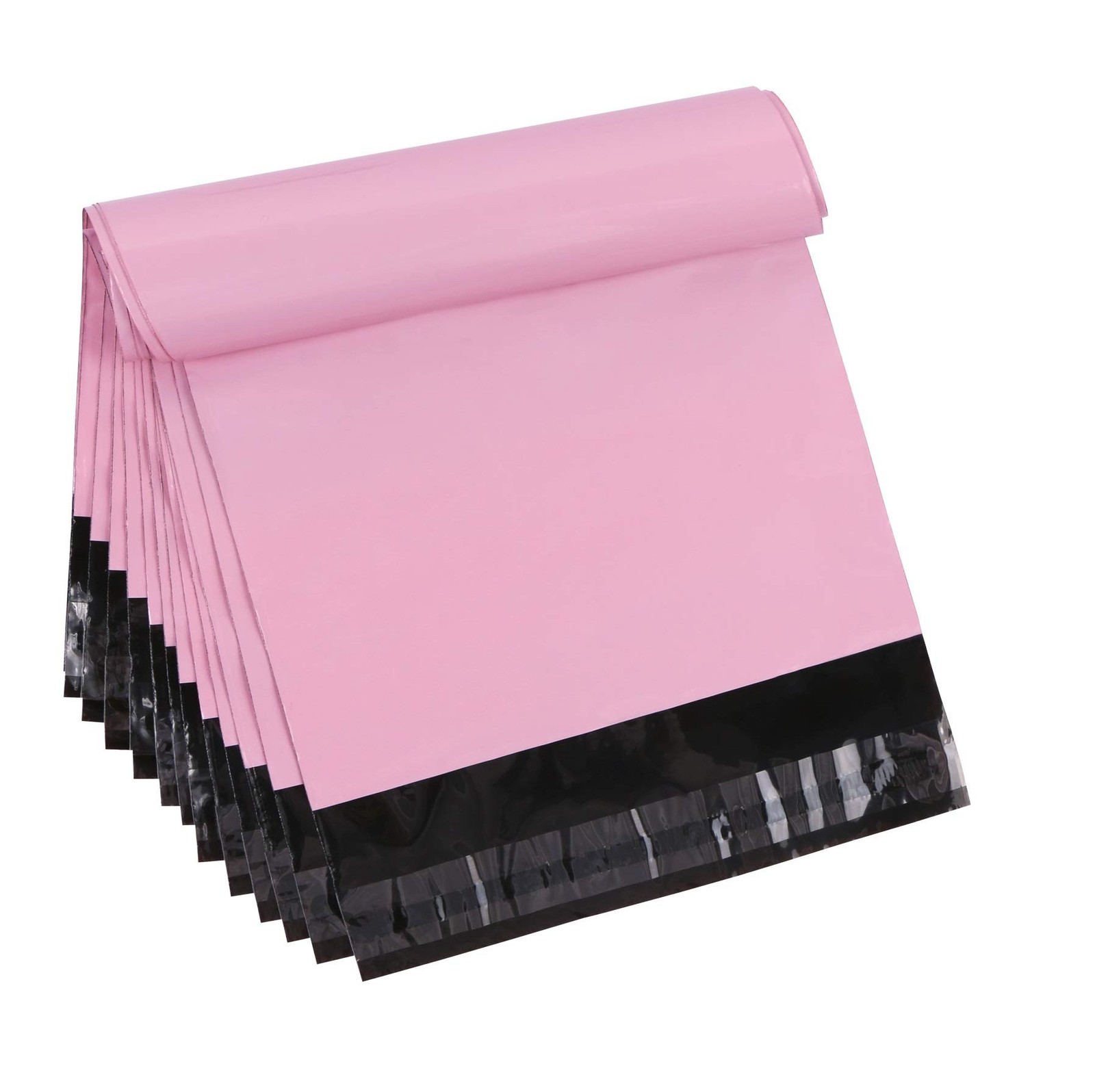 6.8 x 10 inch Pink Poly Mailer Envelopes Shipping Bags with Self Adhesive Str...
