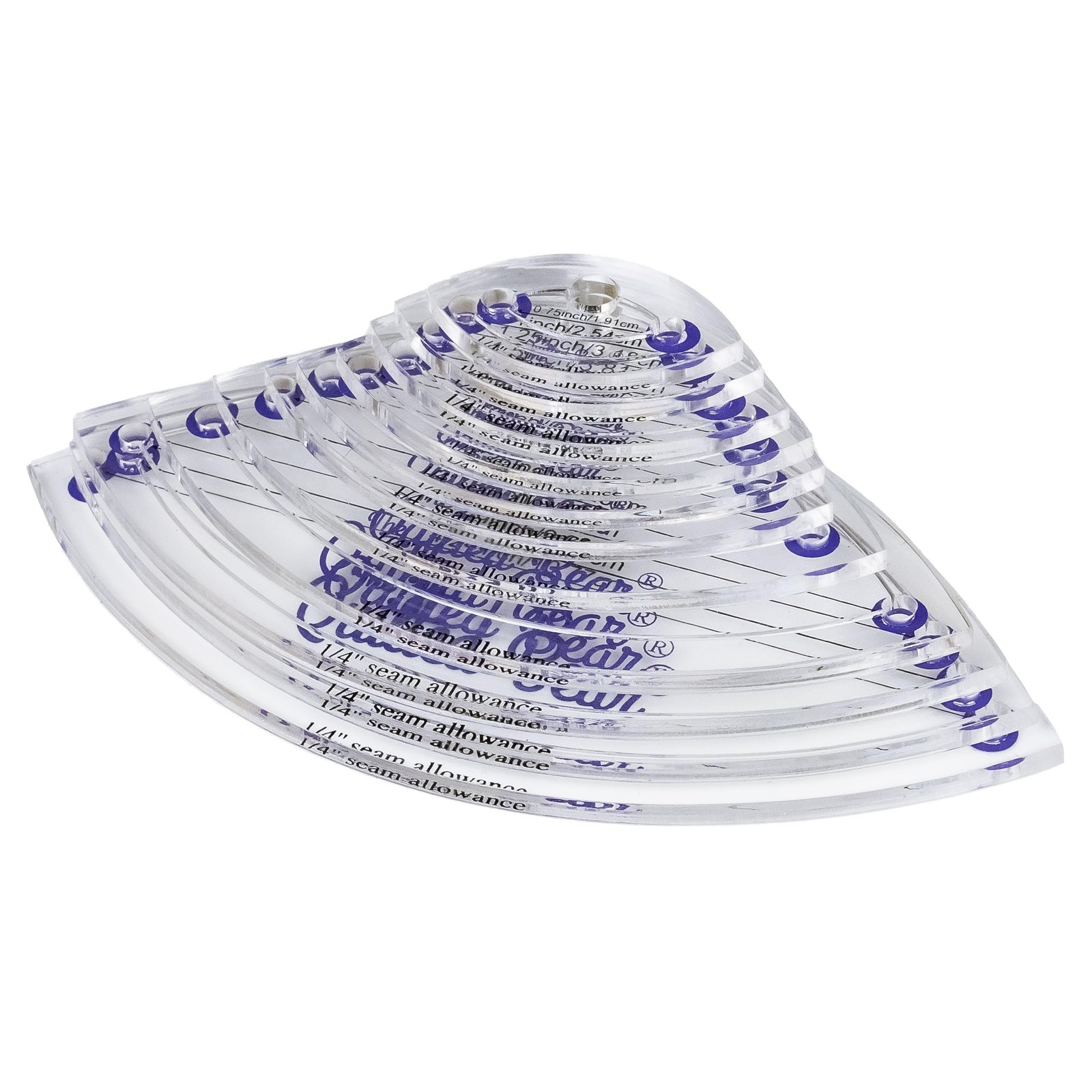 8 PCS Leaf Quilting Templates Non-Slip Acrylic Rulers for Machine Quilting
