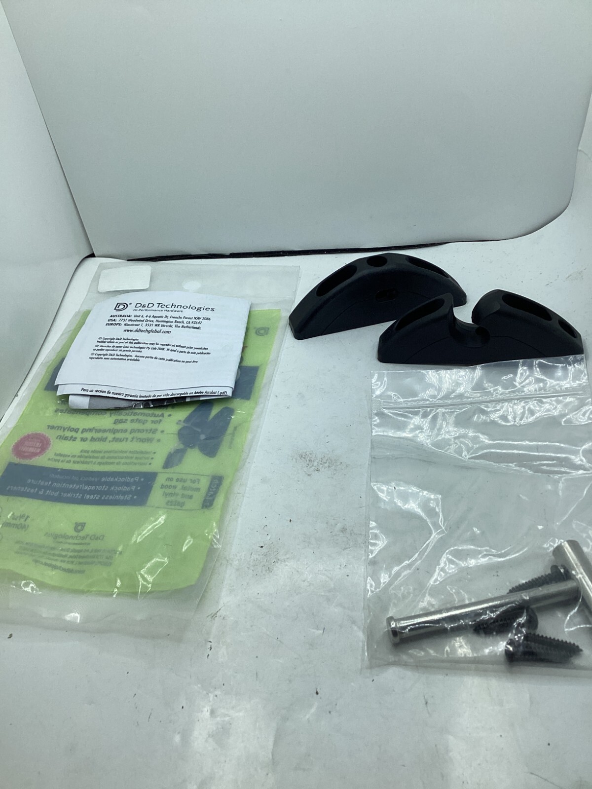 D&D Technologies TL01 T-Latch Action Gate Latch, Padlock Gravity Gate Latch