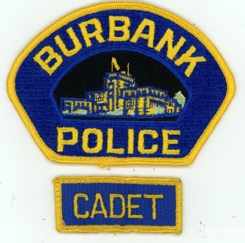 CALIFORNIA CA BURBANK POLICE WITH CADET TAB NICE SHOULDER PATCH SHERIFF