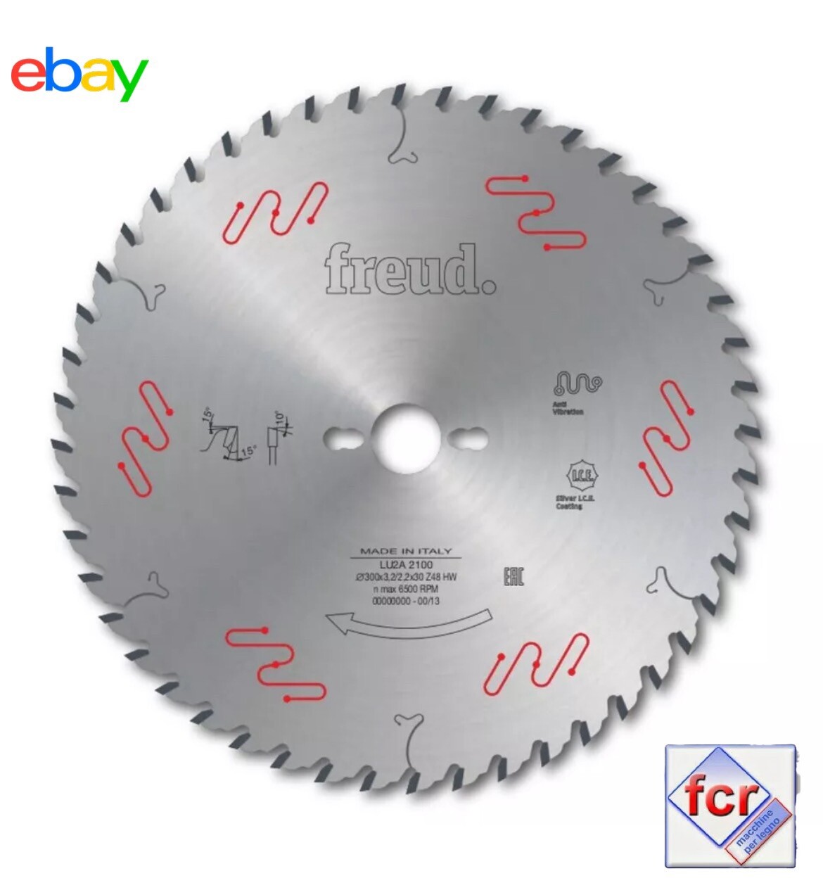 FREUD WOOD BLADE DIAMETER 250mm sp.3.20 TEETH 40 hole 30mm
