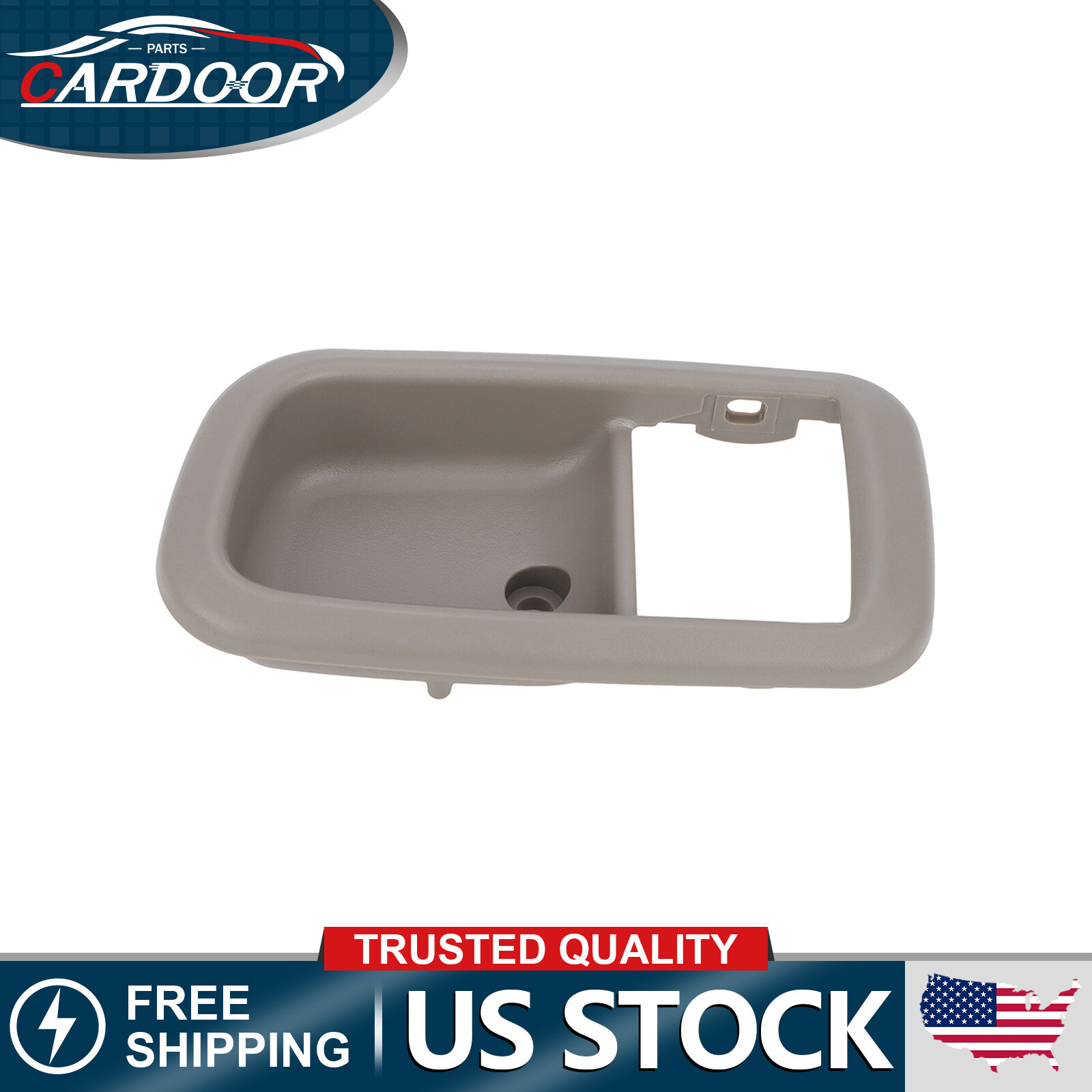 For Toyota Tundra 2000-2006 Inside Door Handle Cover Front Driver Gray Bezel