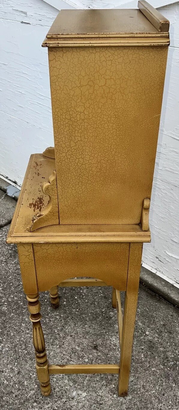 Antique Gossip Bench Telephone/Puppet/Homework Or Entryway Stand UNIQUE!
