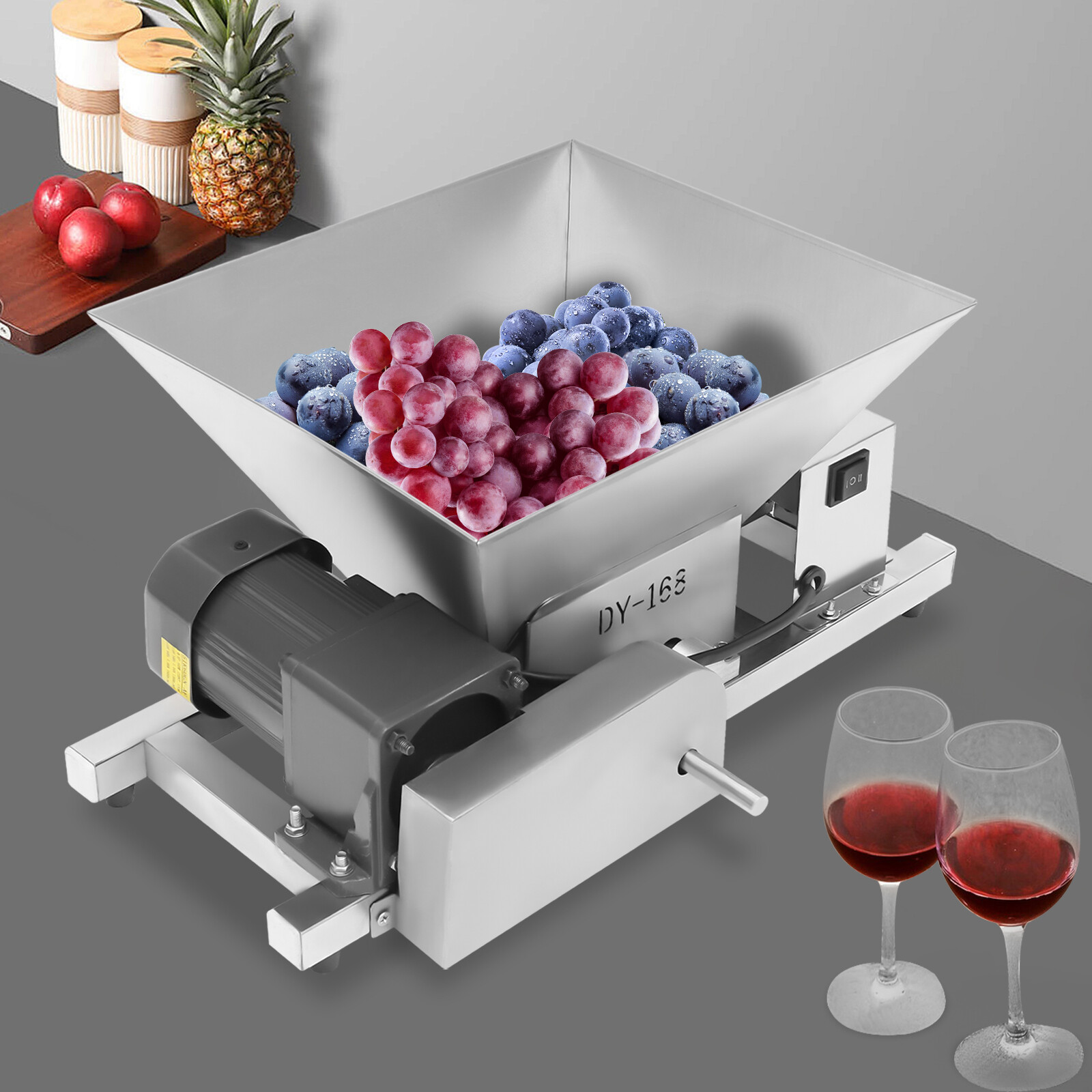 Electric Fruit Crushing Machine Fruit Crusher Fruit Bread Crushing Machine