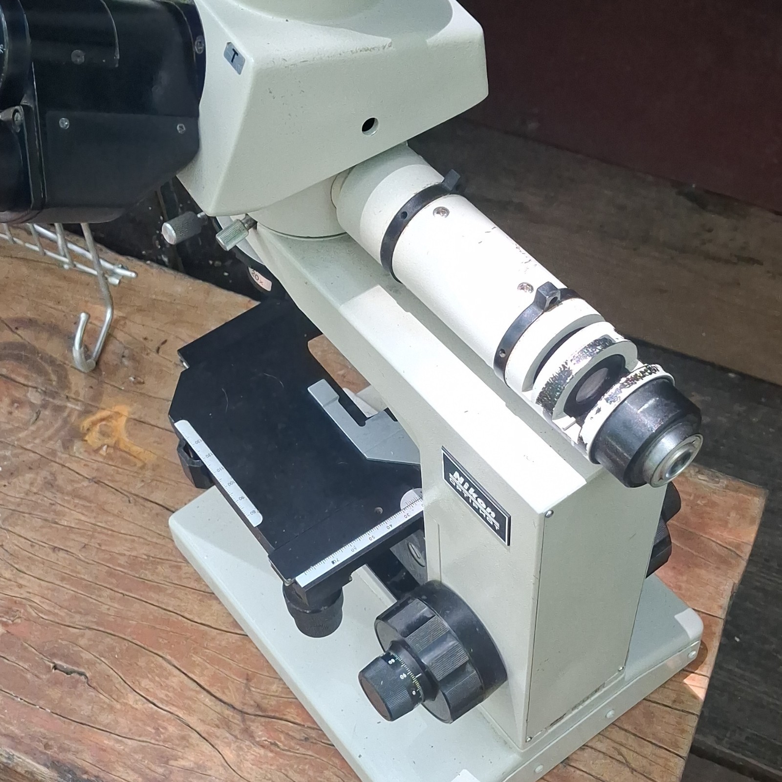 Nikon Optiphot Upright Binocular Compound Microscope 40x-100x