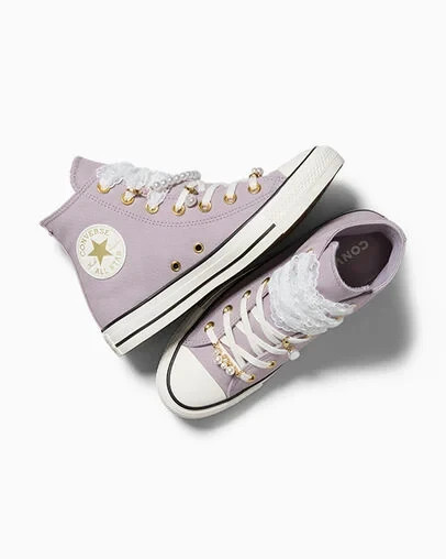 CONVERSE Women's Chuck Taylor All Star Pearl Charms Sneakers Shoes High Top NEW