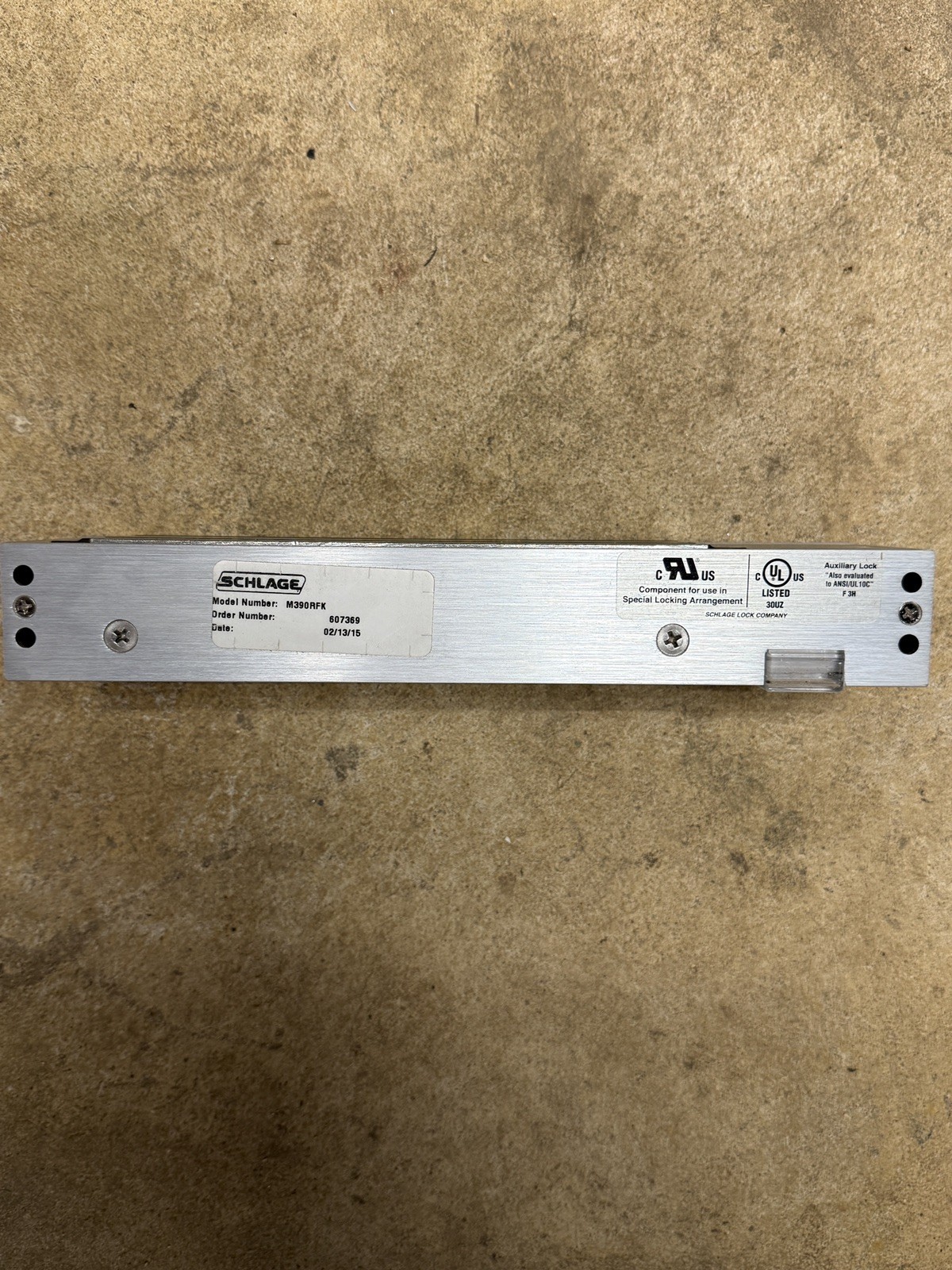 Schlage M390RFK Electromagnetic Lock, 1500 lbs HoldIng Force