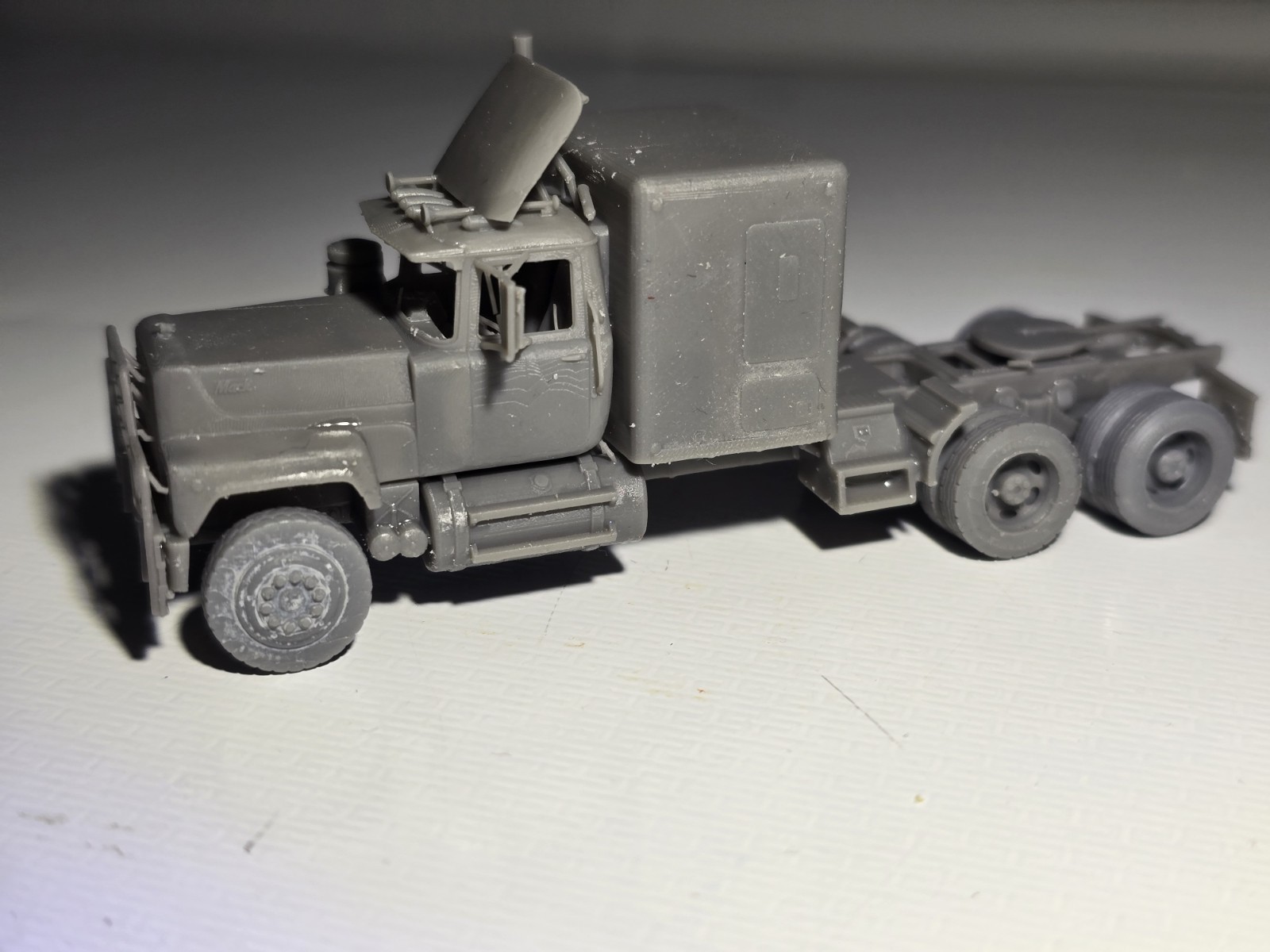 N Scale Mack Rl700 Sleeper Twin Rubber Duck Undecorated Kit 3D Printed