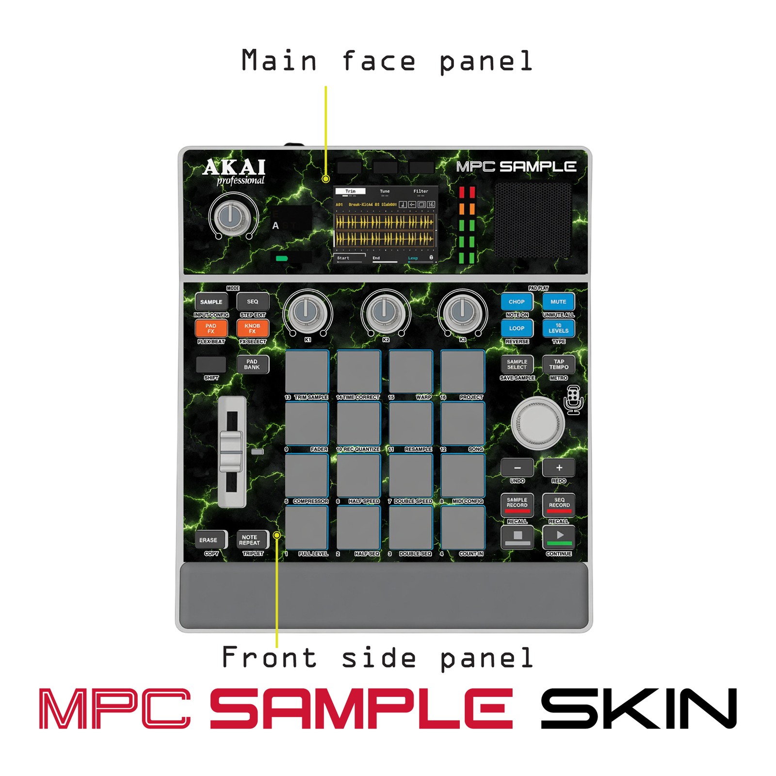 Akai MPC Sample Skin / Lightning Core